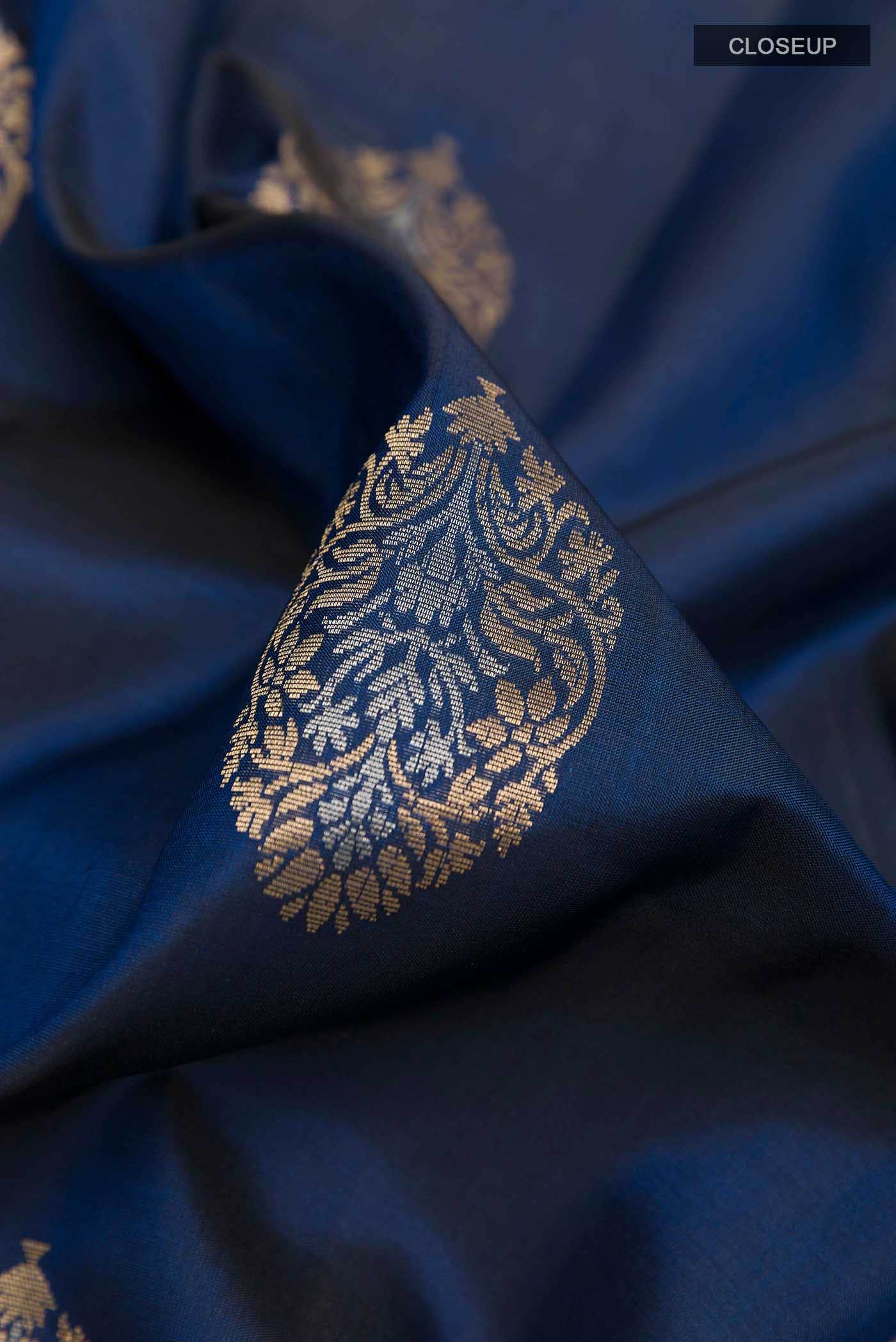 Dark Blue Soft Silk Saree