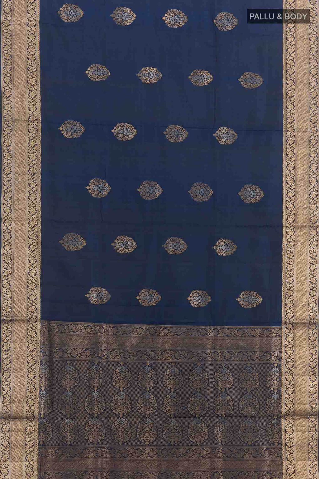 Dark Blue Soft Silk Saree