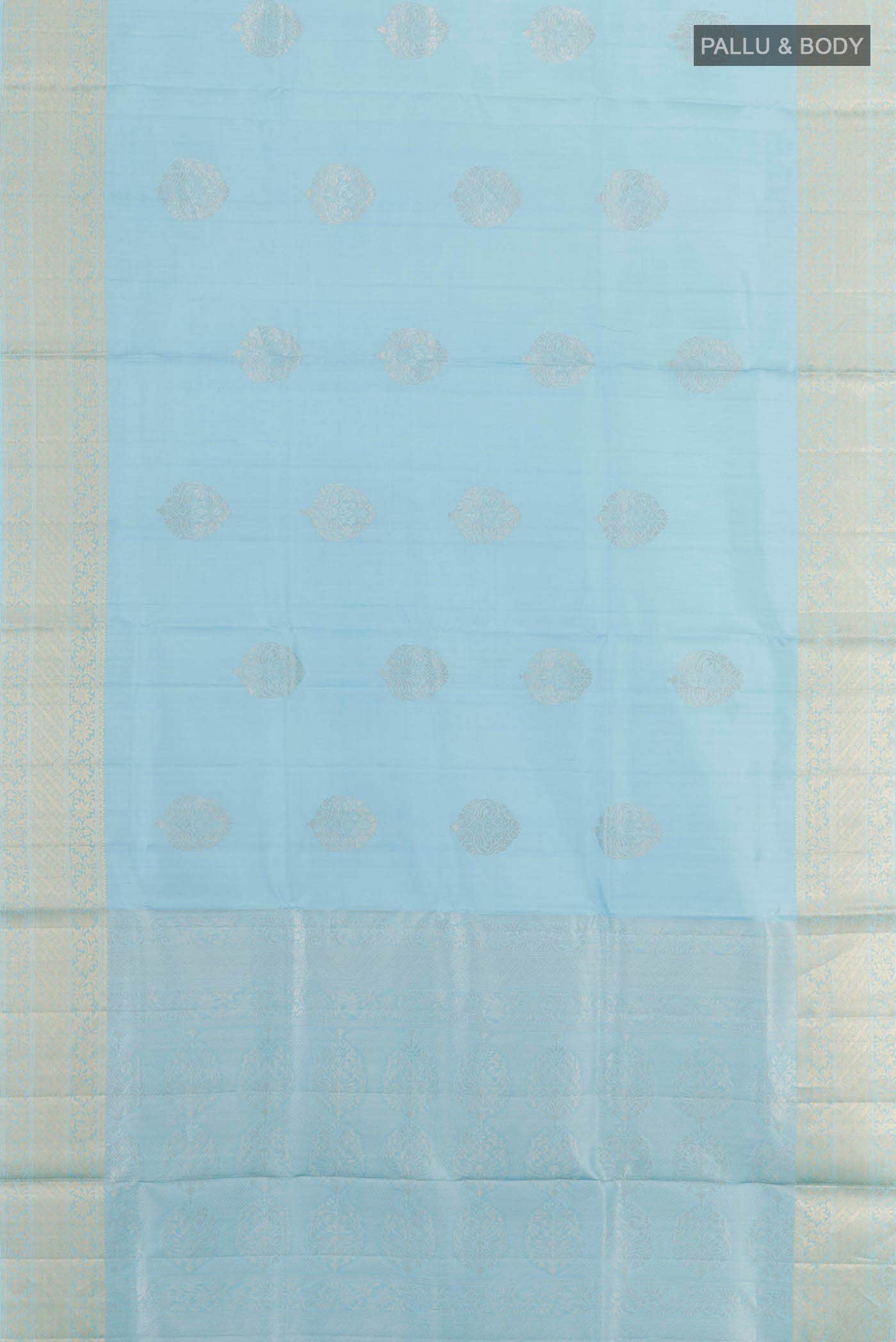 Sky Blue Soft Silk Saree