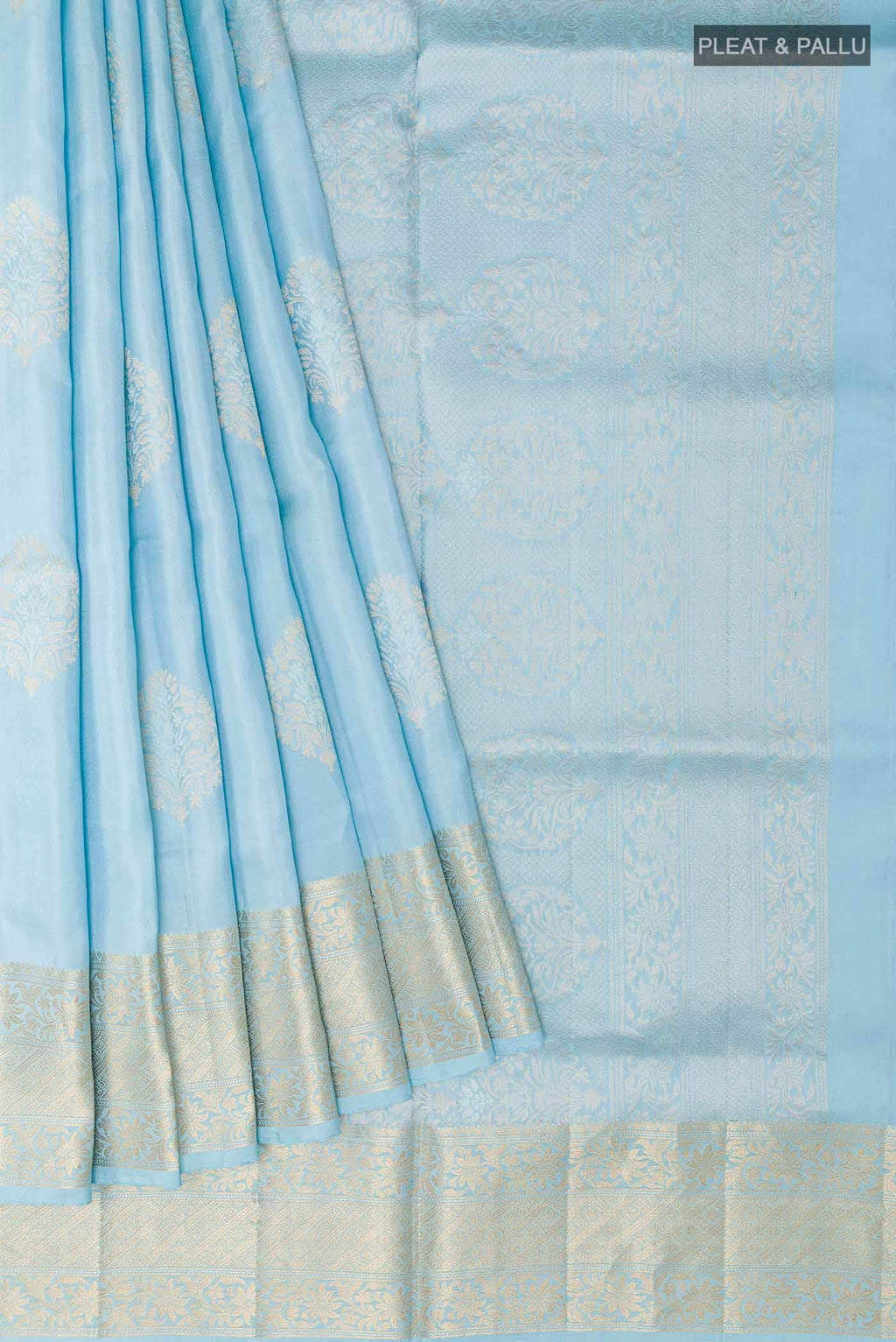 Sky Blue Soft Silk Saree