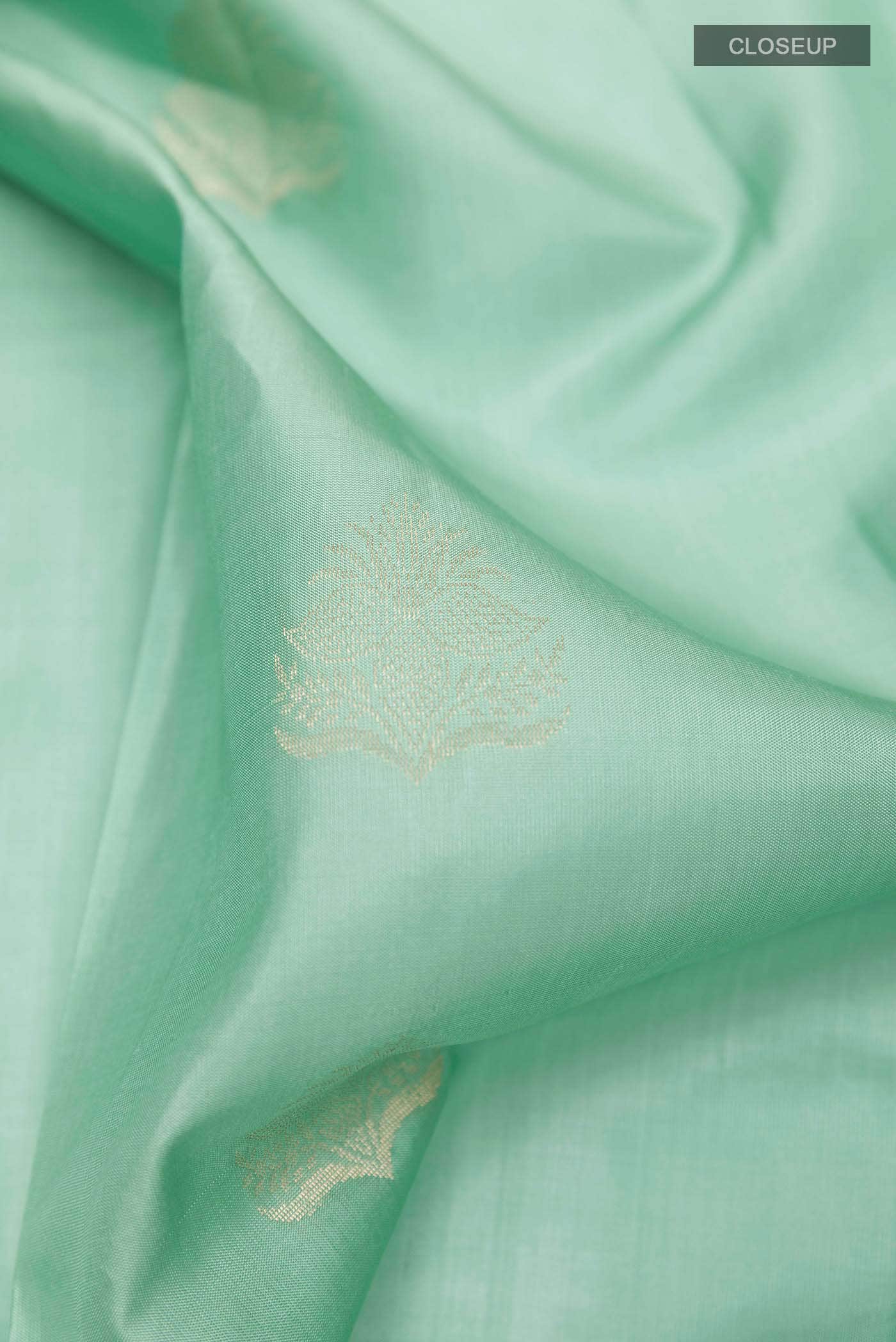 Mint Green Soft Silk Saree