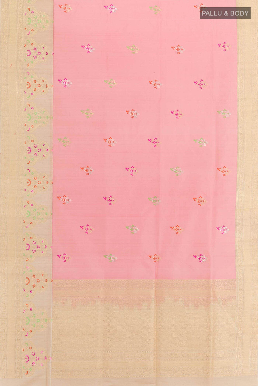 Pink Banarasi Silk Saree