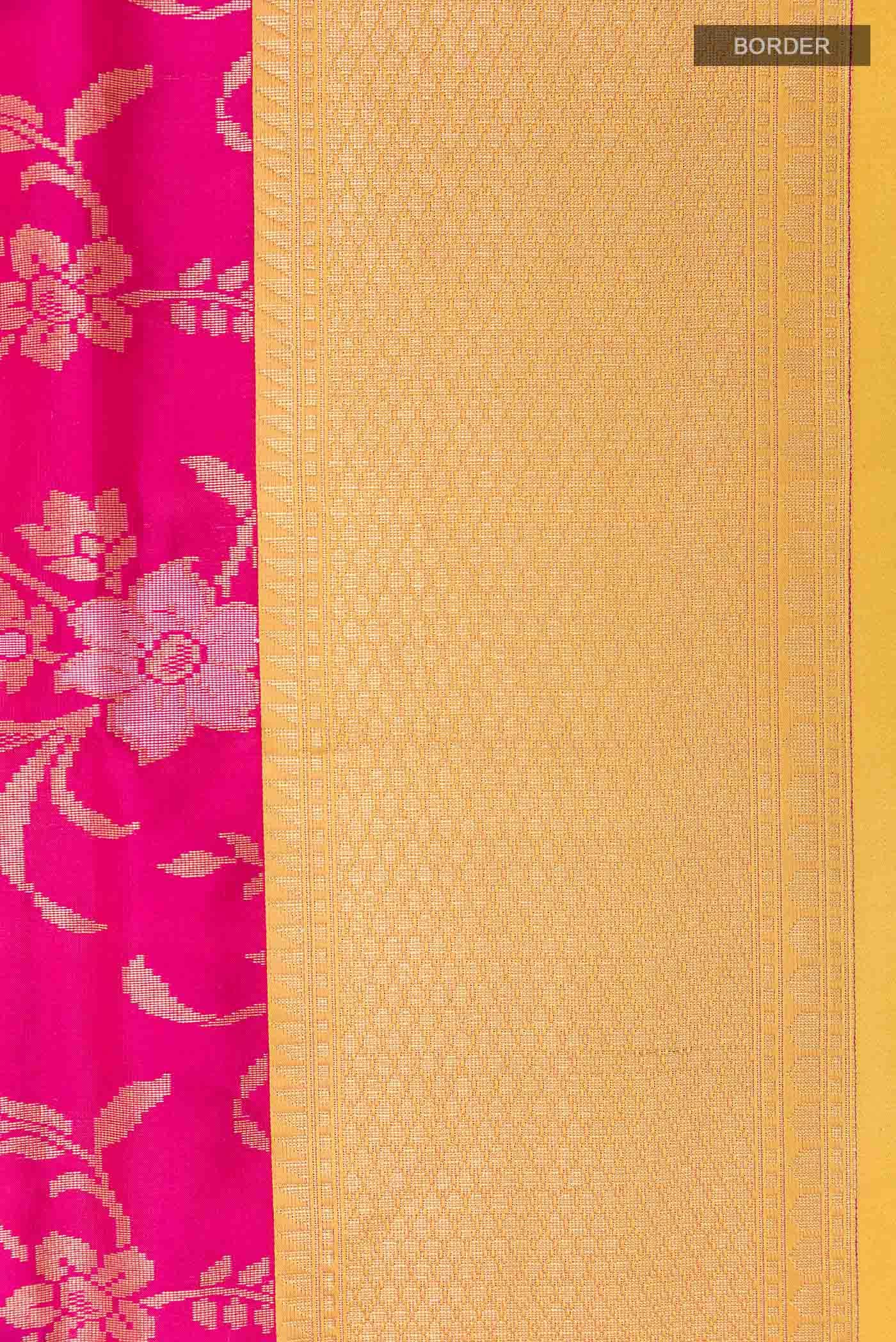 Pink Banarasi Silk Saree