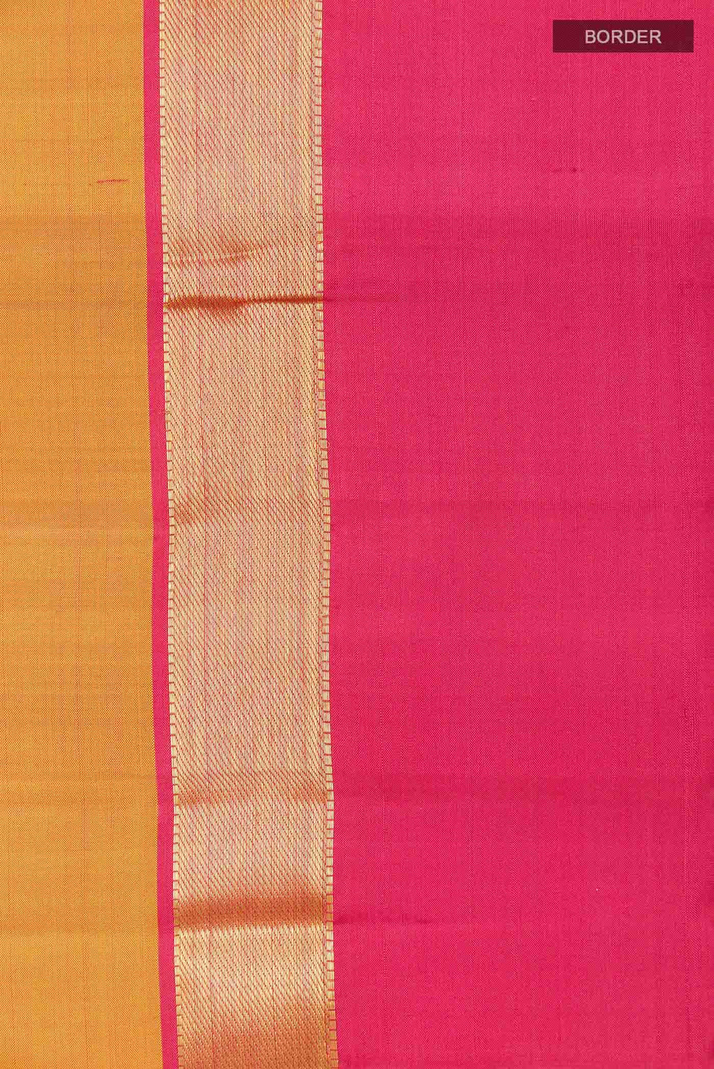Orange Kanchipuram Silk Saree