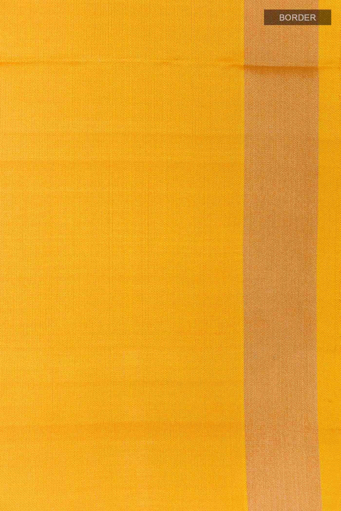 Mustard Soft Silk Saree