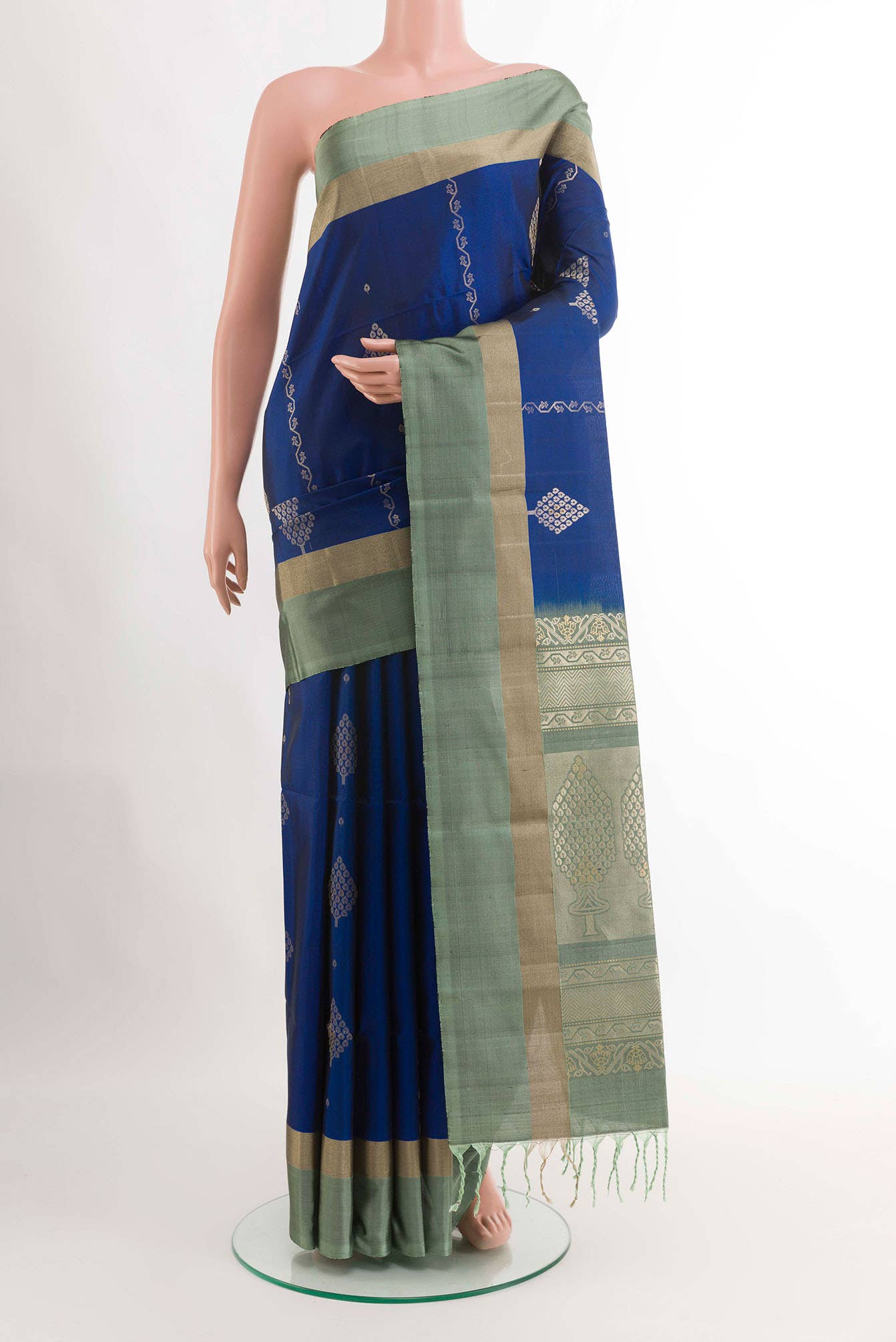 Blue Soft Silk Saree