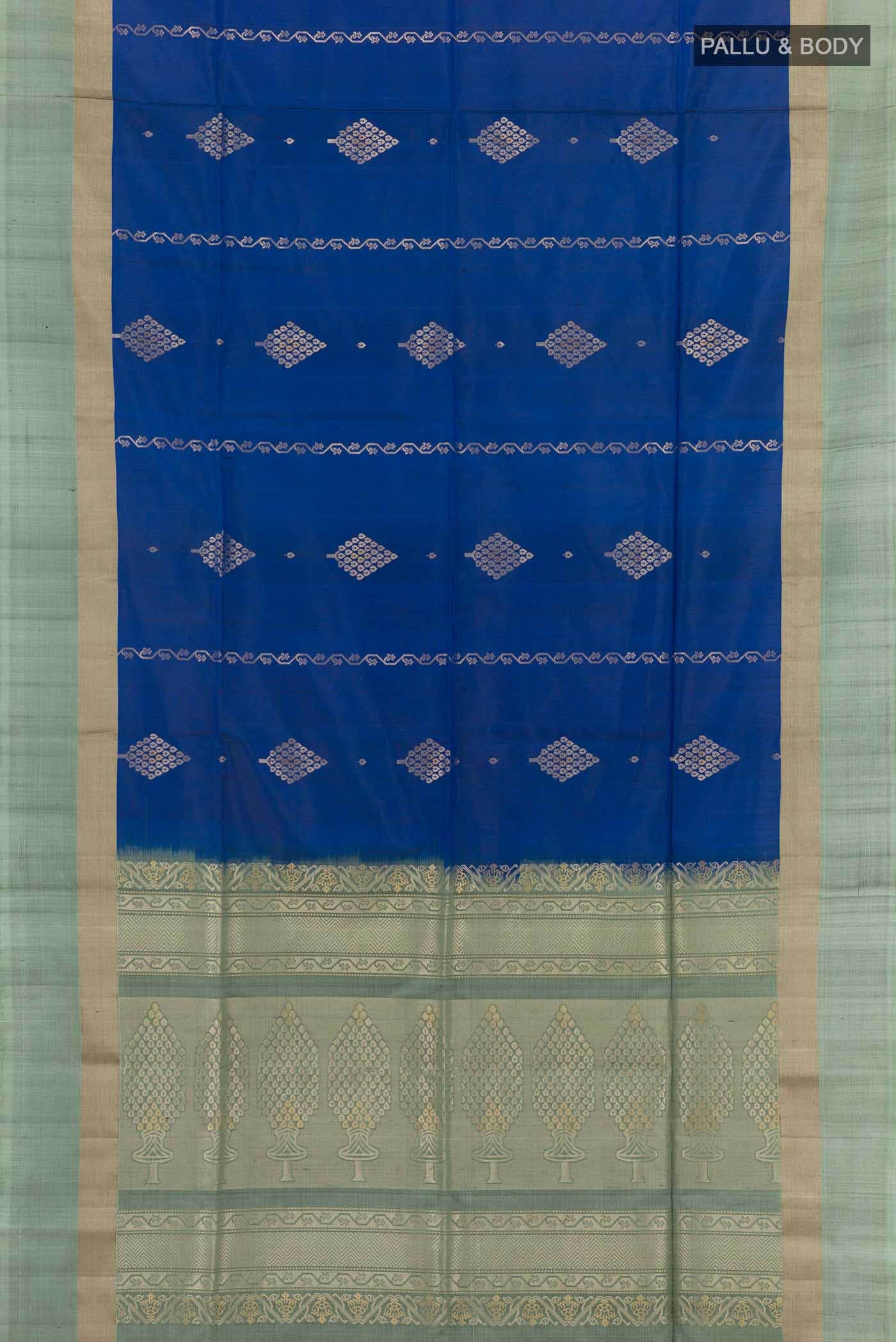 Blue Soft Silk Saree