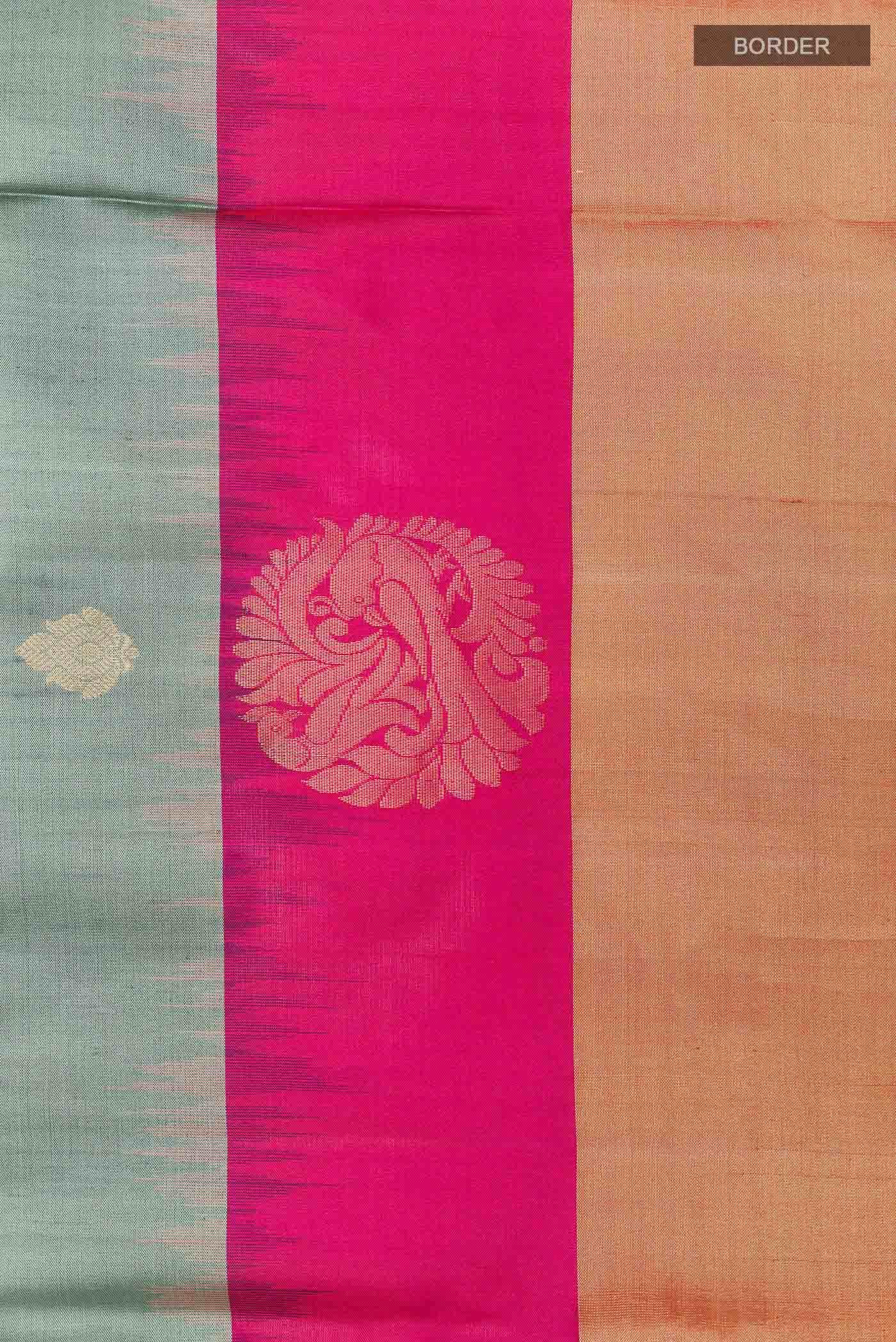 Grey Soft Silk Saree