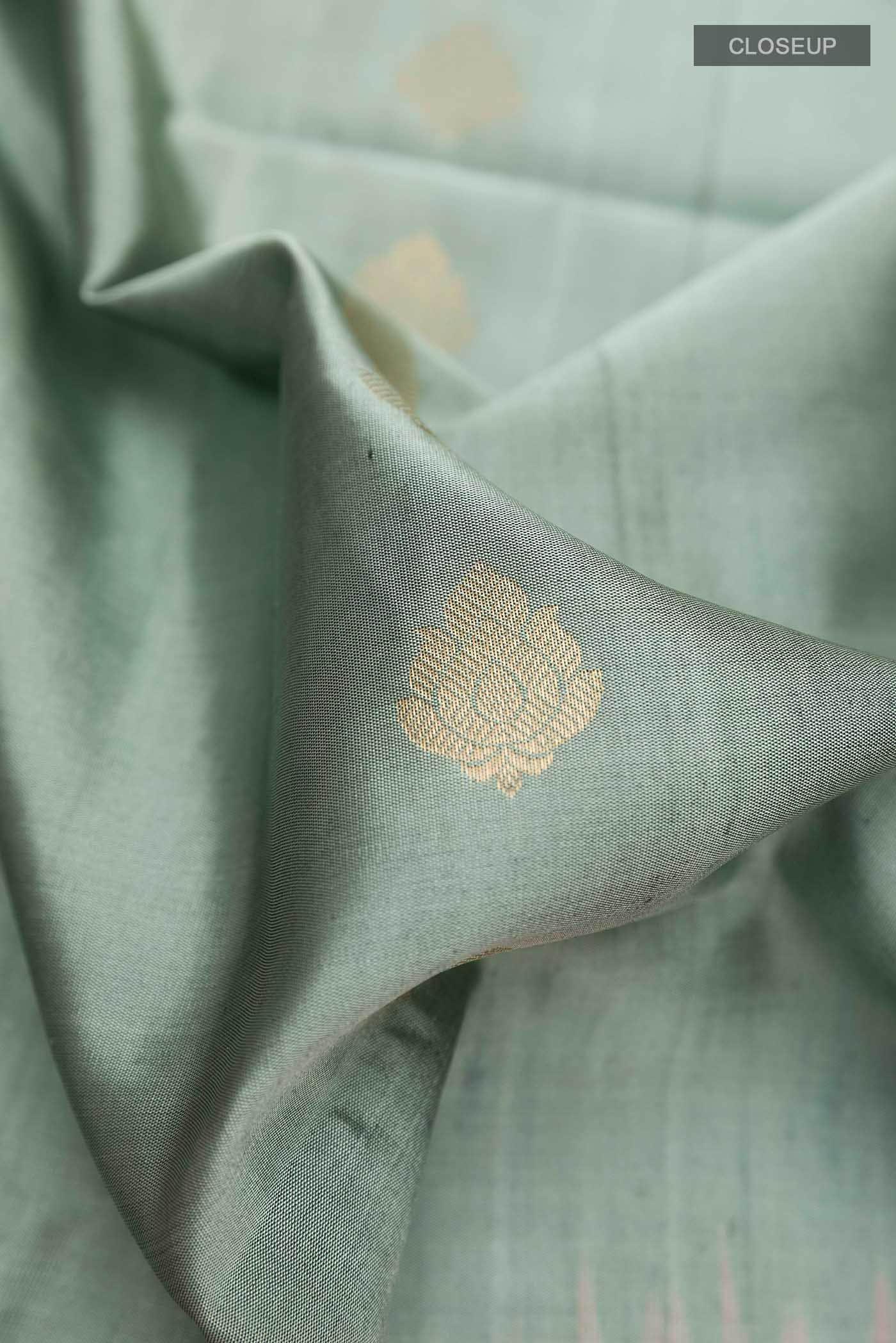 Grey Soft Silk Saree