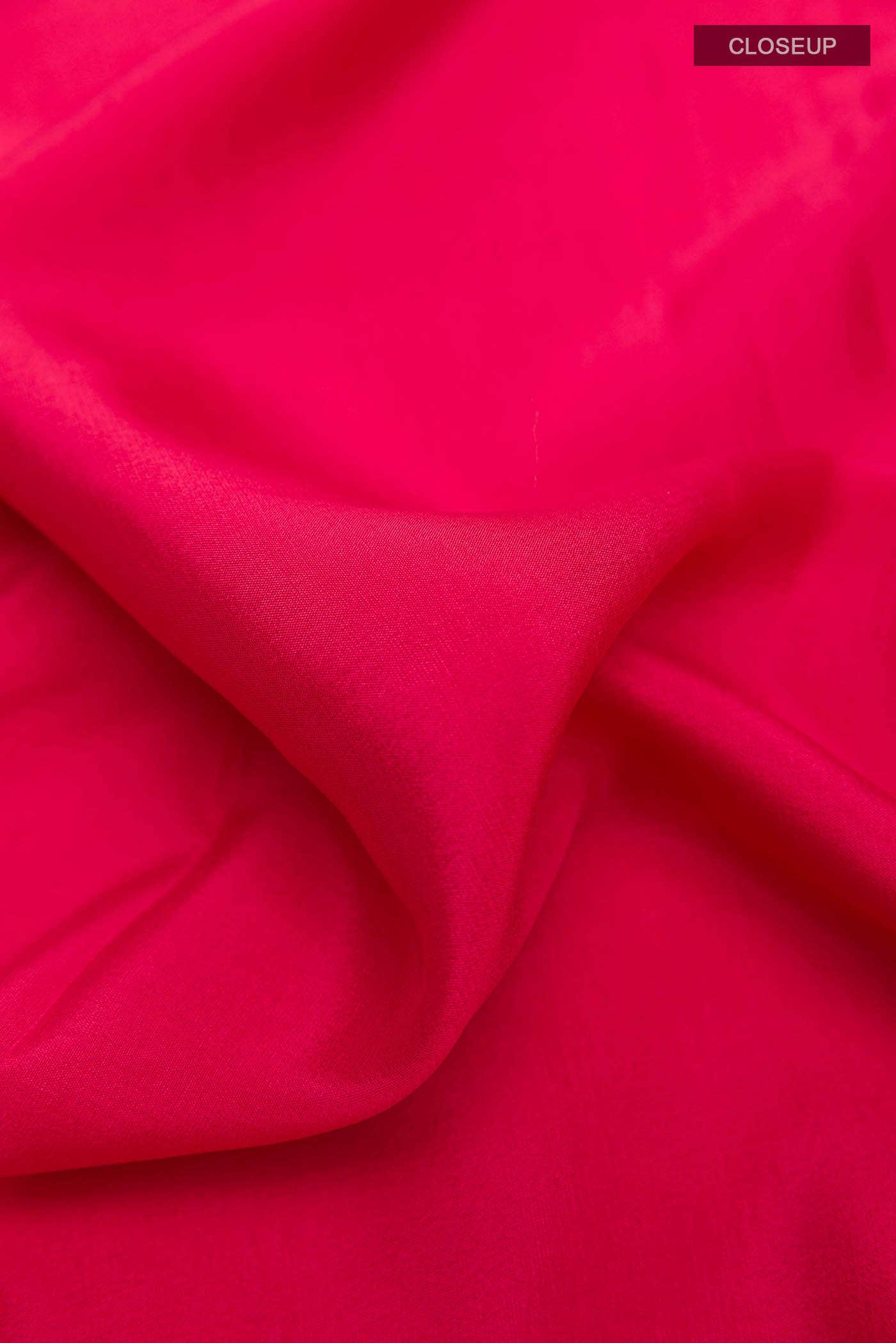 Pink Mysore Crepe Saree