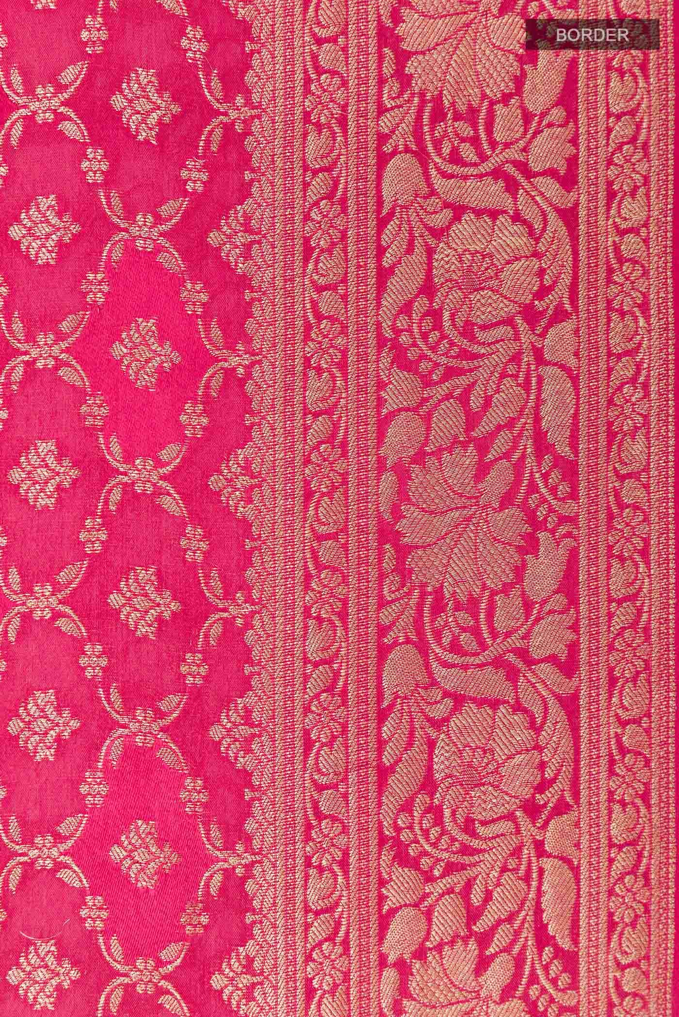 Rani Pink Mysore Georgette Saree