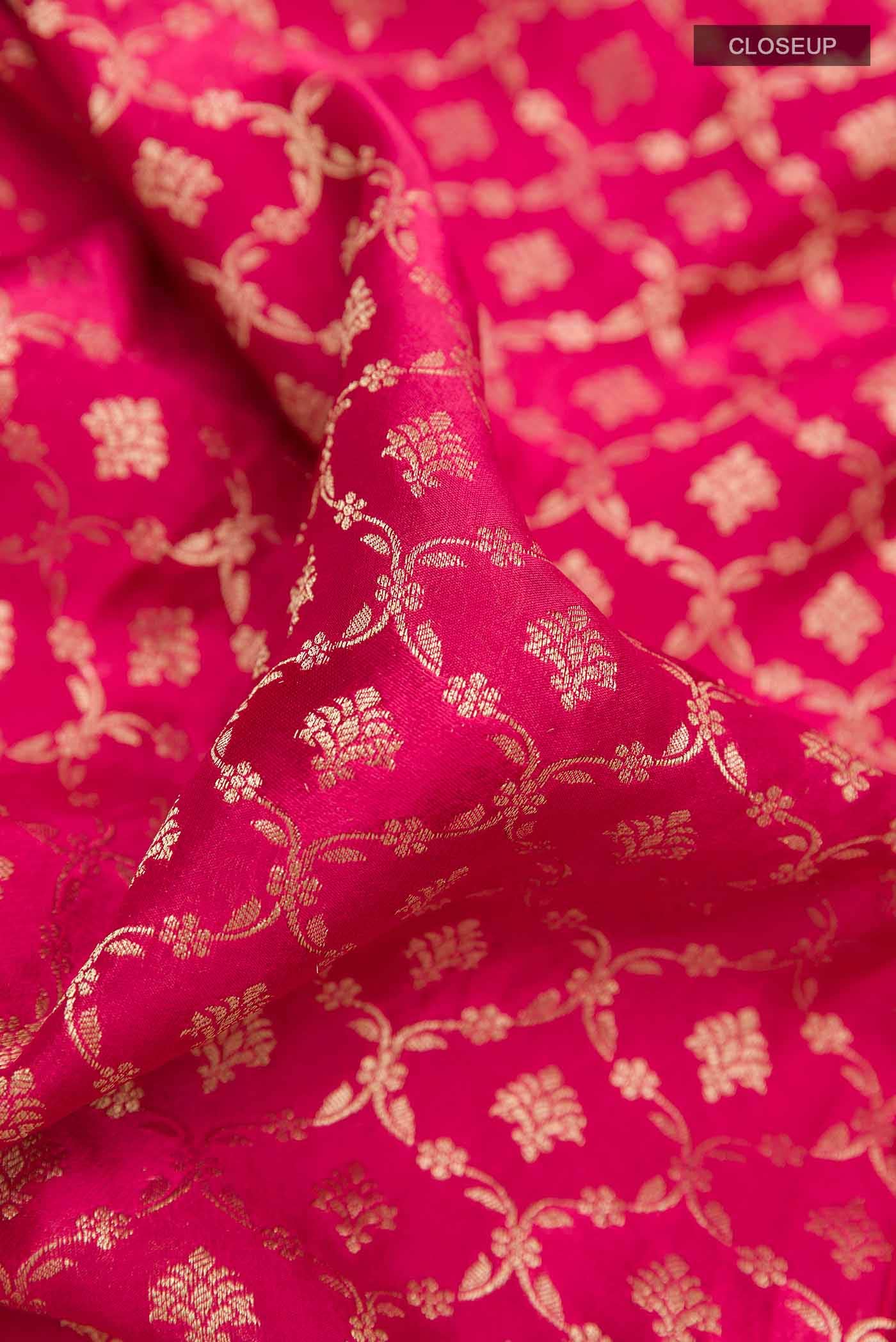 Rani Pink Mysore Georgette Saree