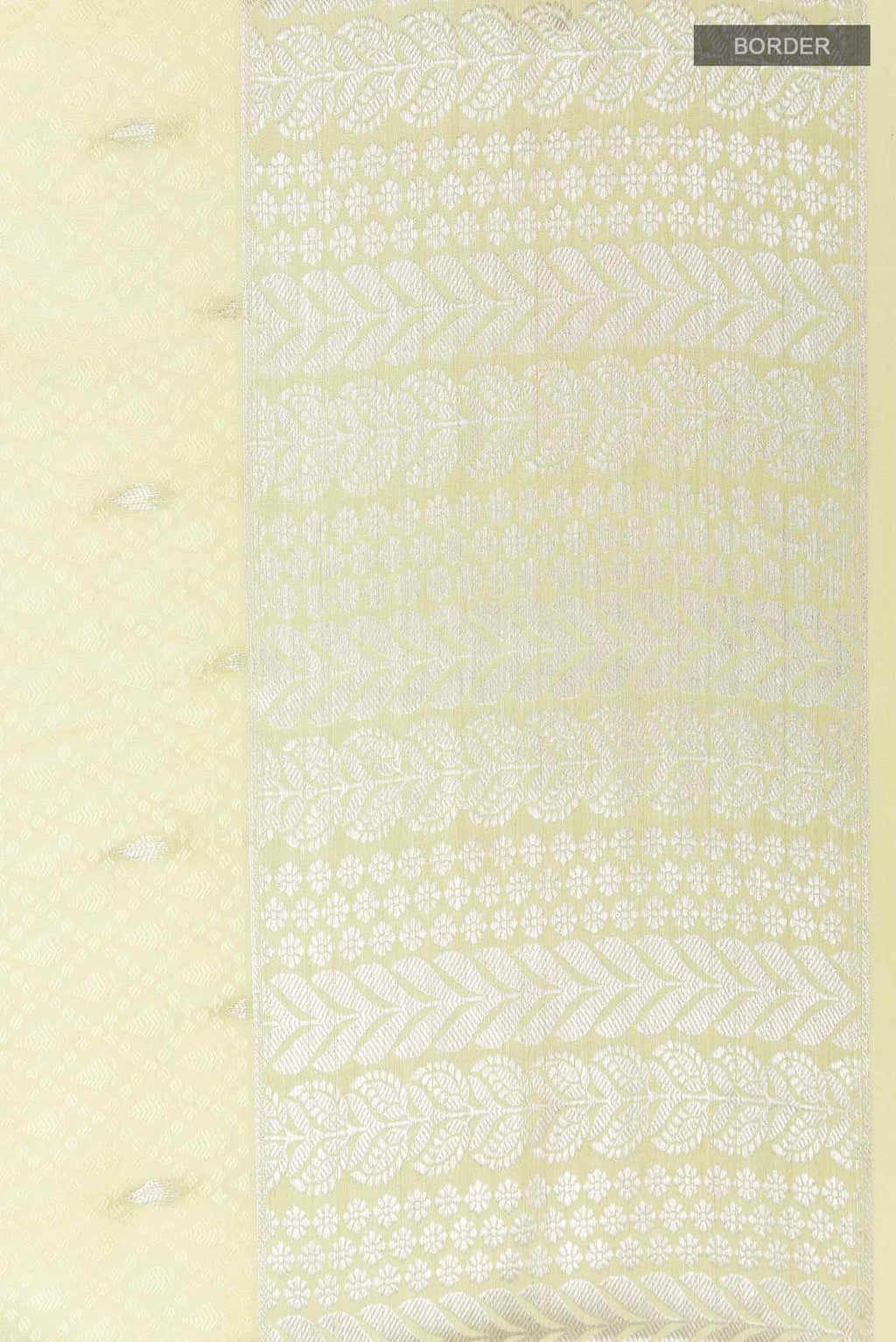 Lemon Yellow Mysore Crepe Saree