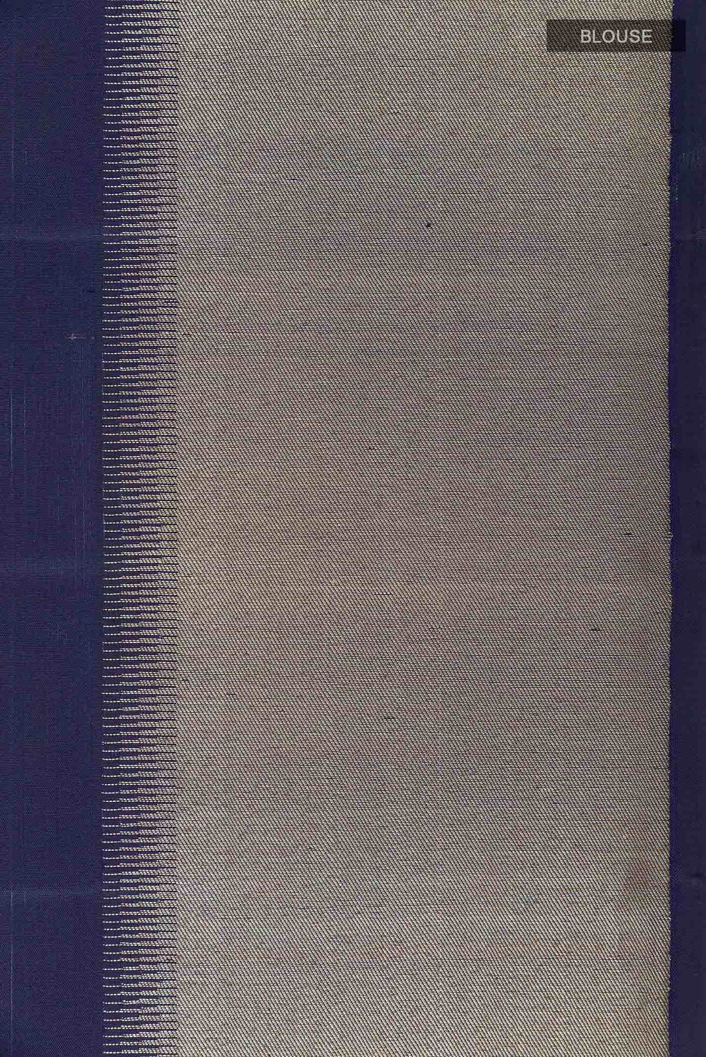 Navy Blue Kanchipuram Silk Saree