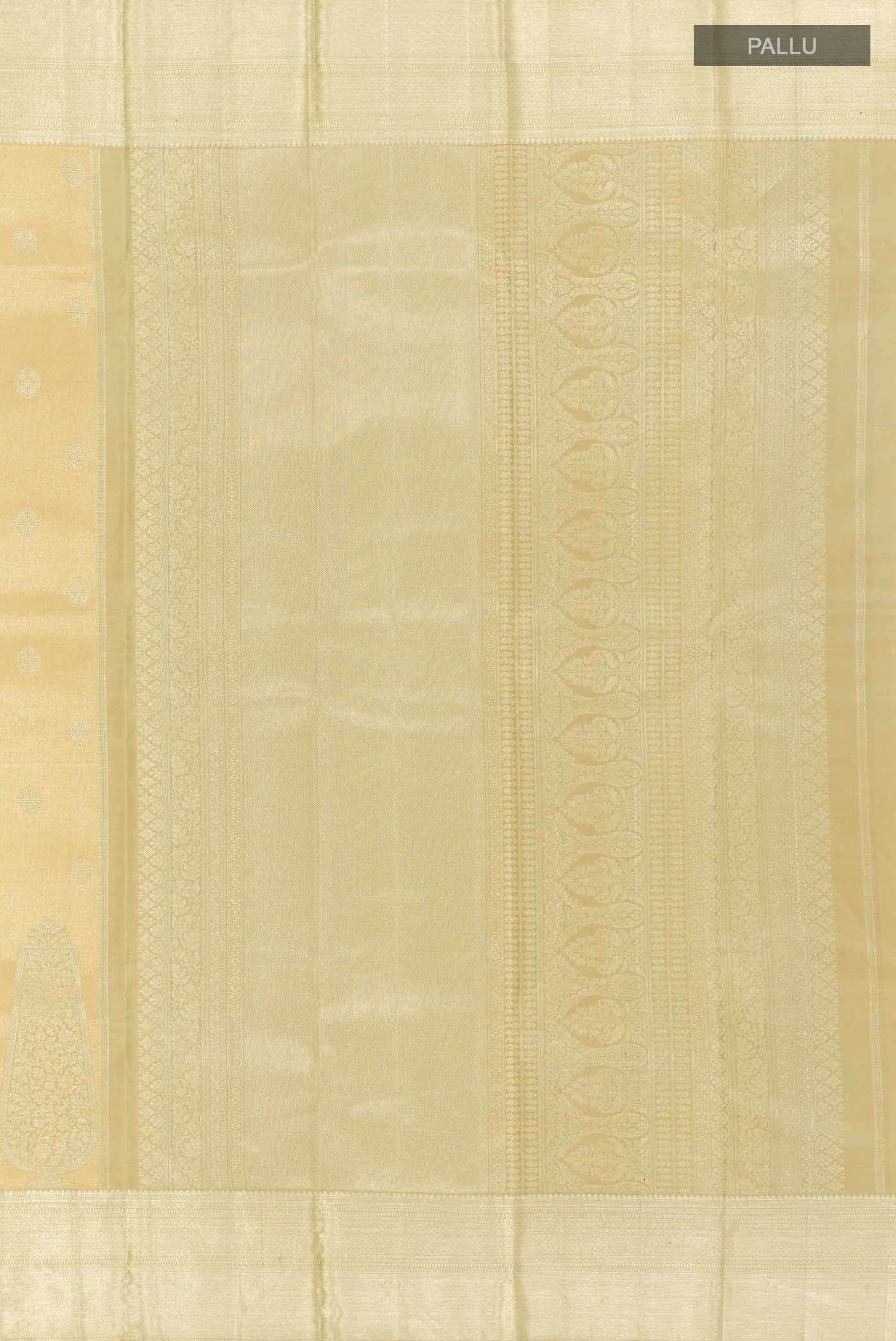 Dark Beige Kanchipuram Silk Saree