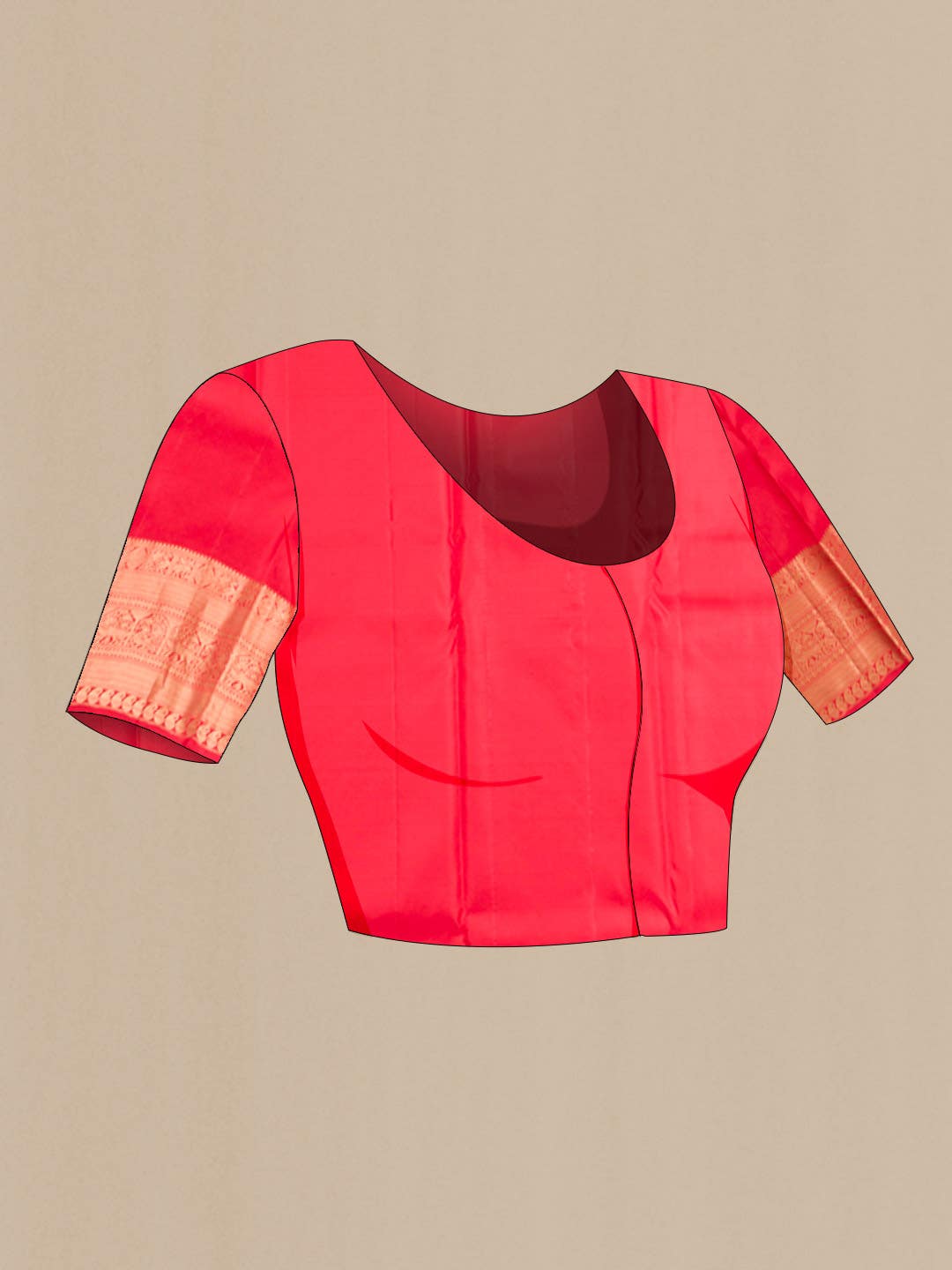 Red Kanchipuram Silk Saree