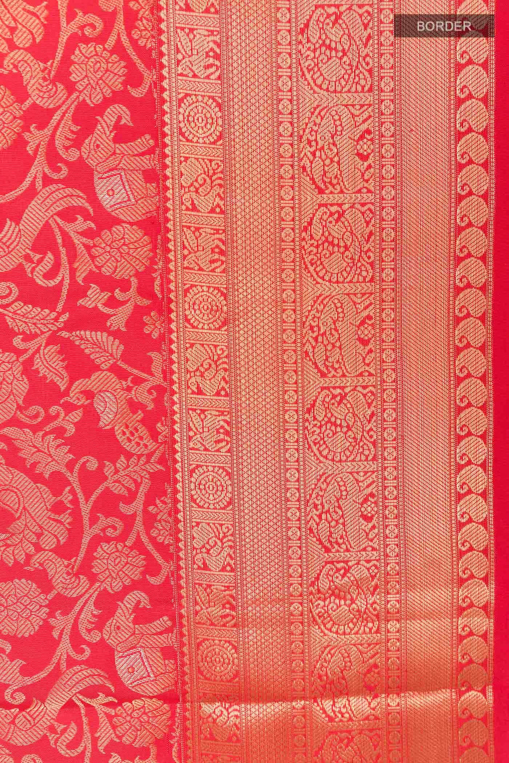 Red Kanchipuram Silk Saree