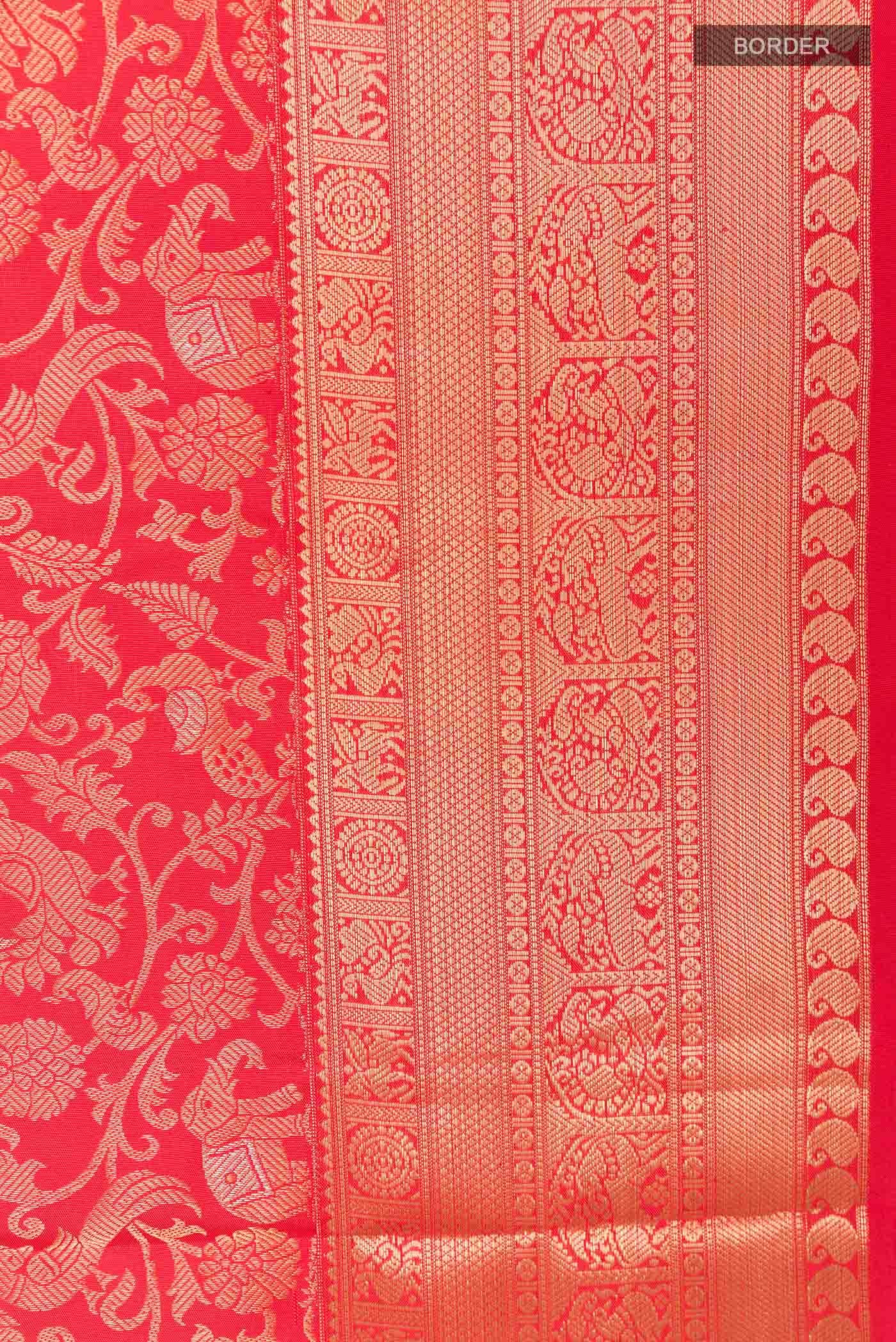 Red Kanchipuram Silk Saree