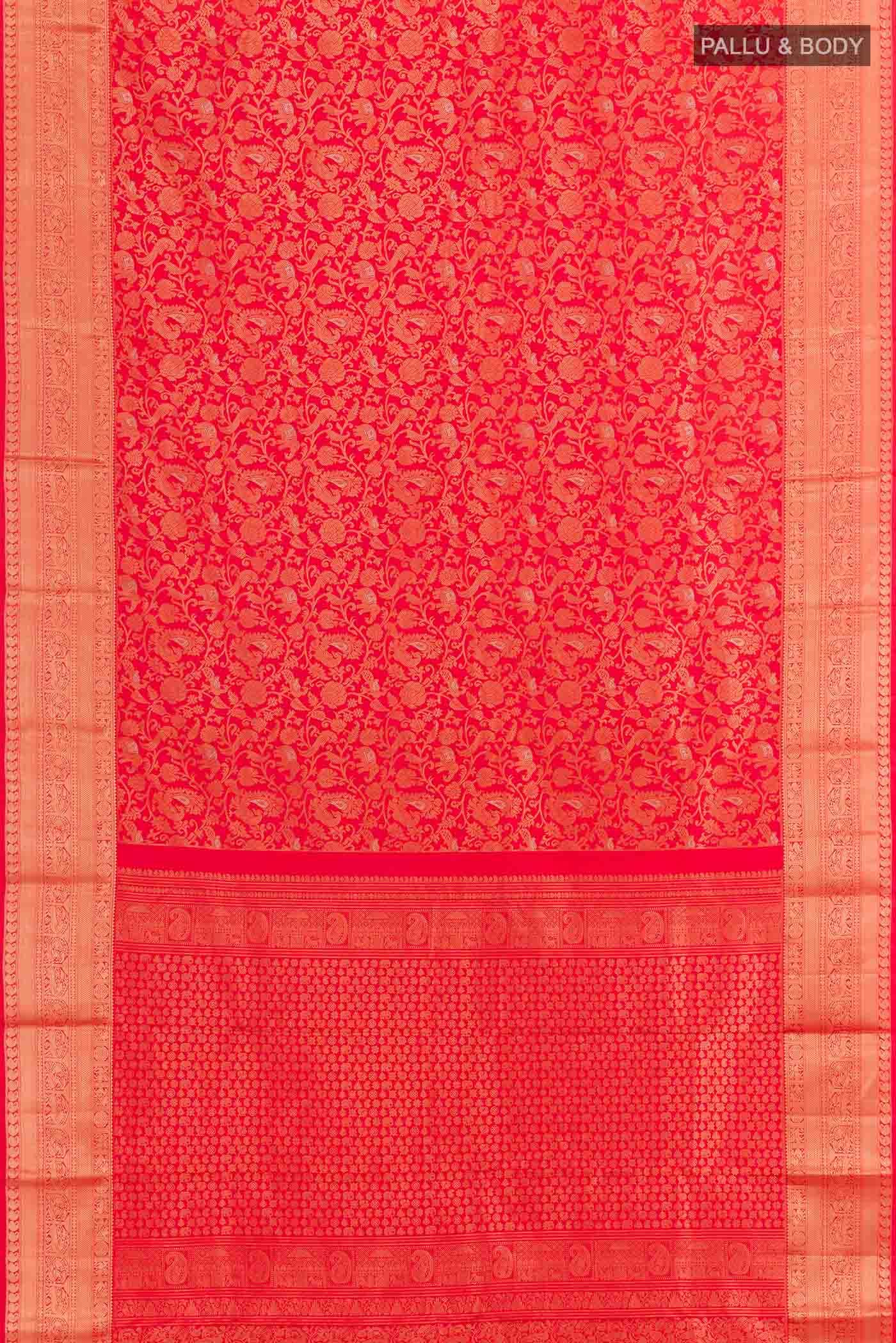 Red Kanchipuram Silk Saree