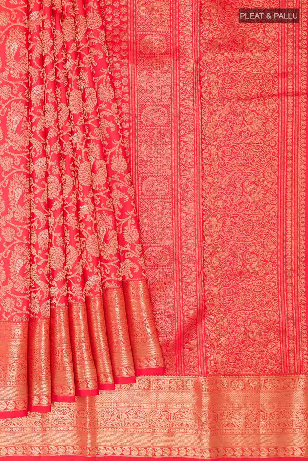 Red Kanchipuram Silk Saree