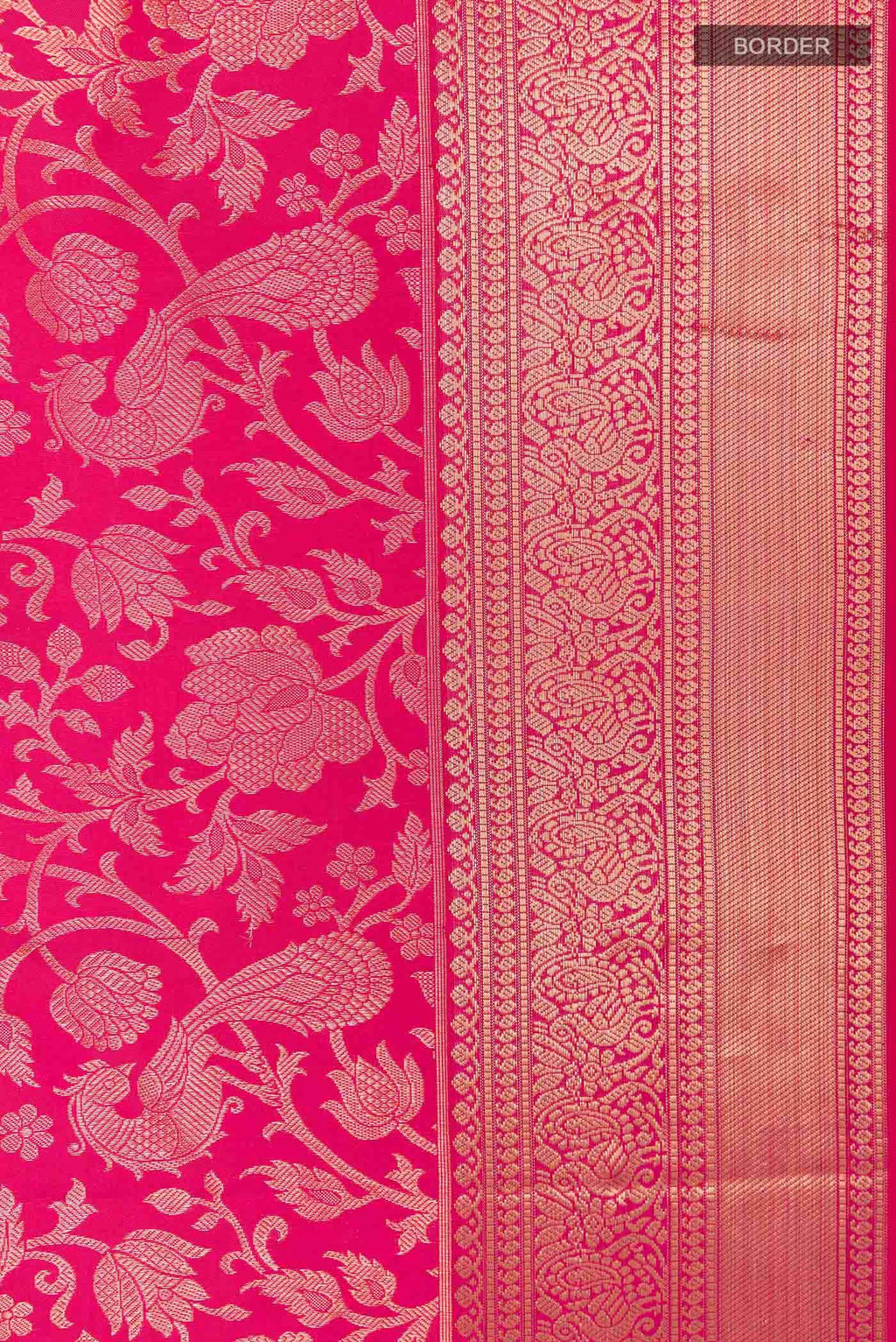 Pink Kanchipuram Silk Saree