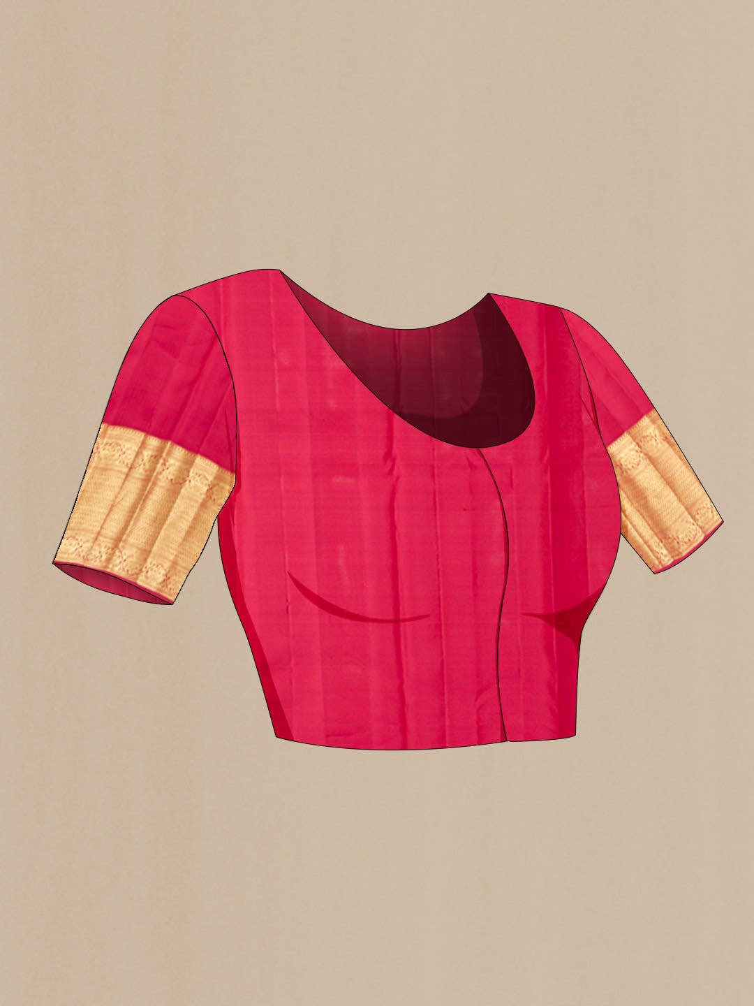 Red Kanchipuram Silk Saree