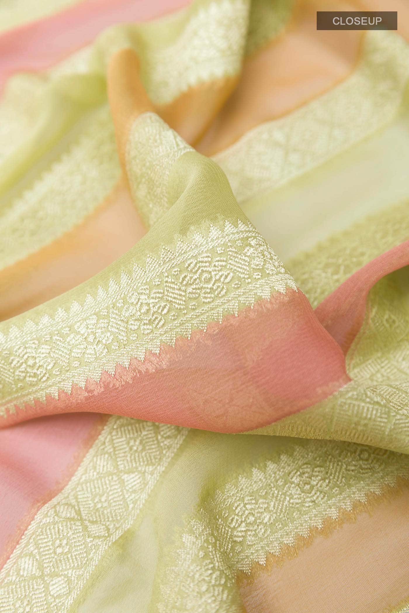 Multi Banarasi Georgette Saree