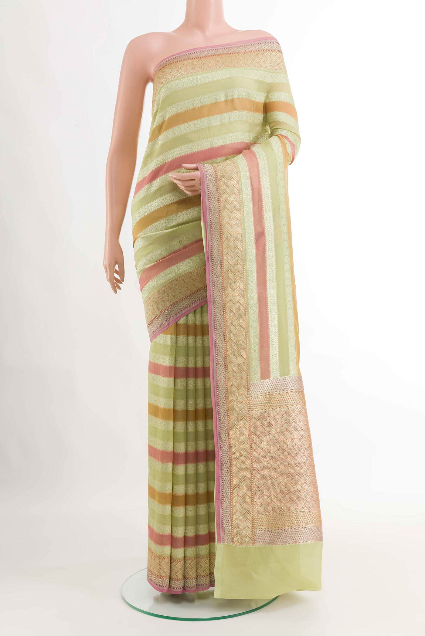 Multi Banarasi Georgette Saree