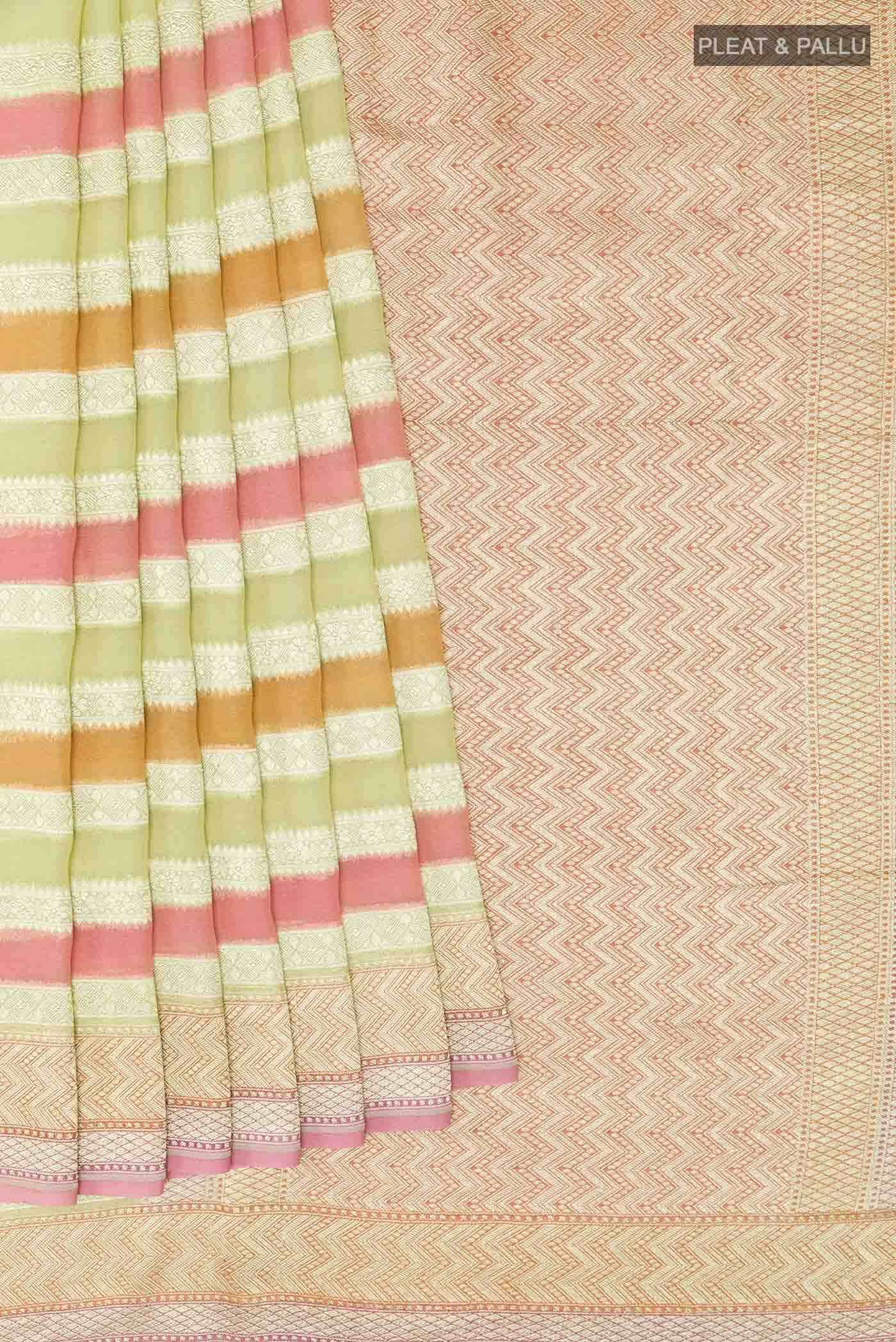 Multi Banarasi Georgette Saree