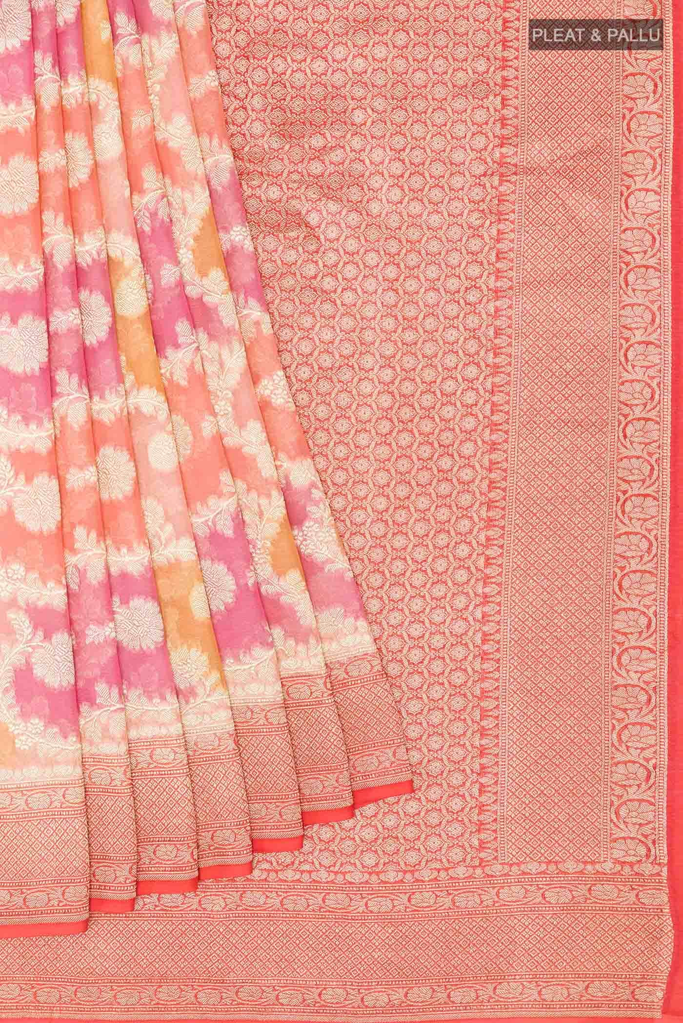 Multi Banarasi Georgette Saree