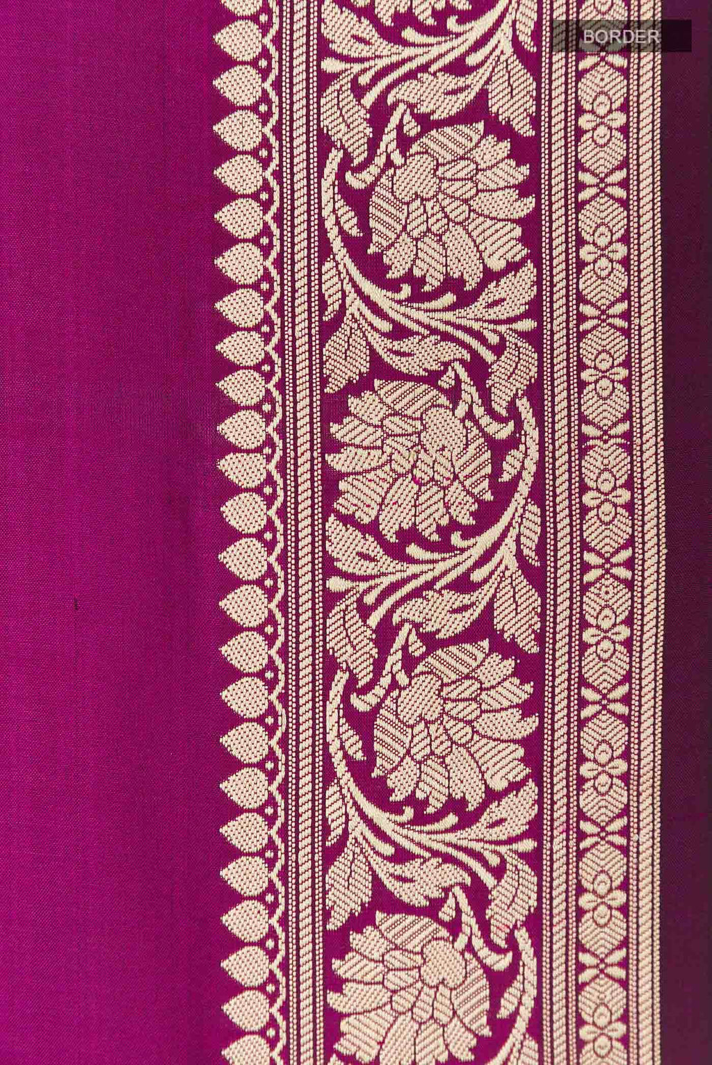 Purple Banarasi Katan Silk Saree