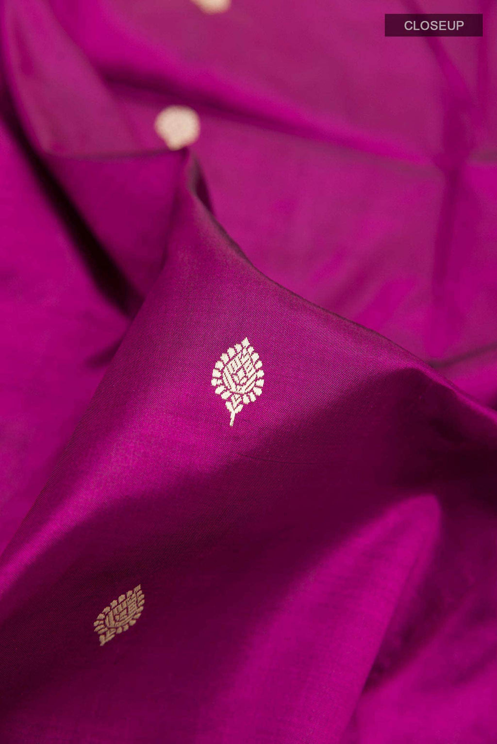Purple Banarasi Katan Silk Saree