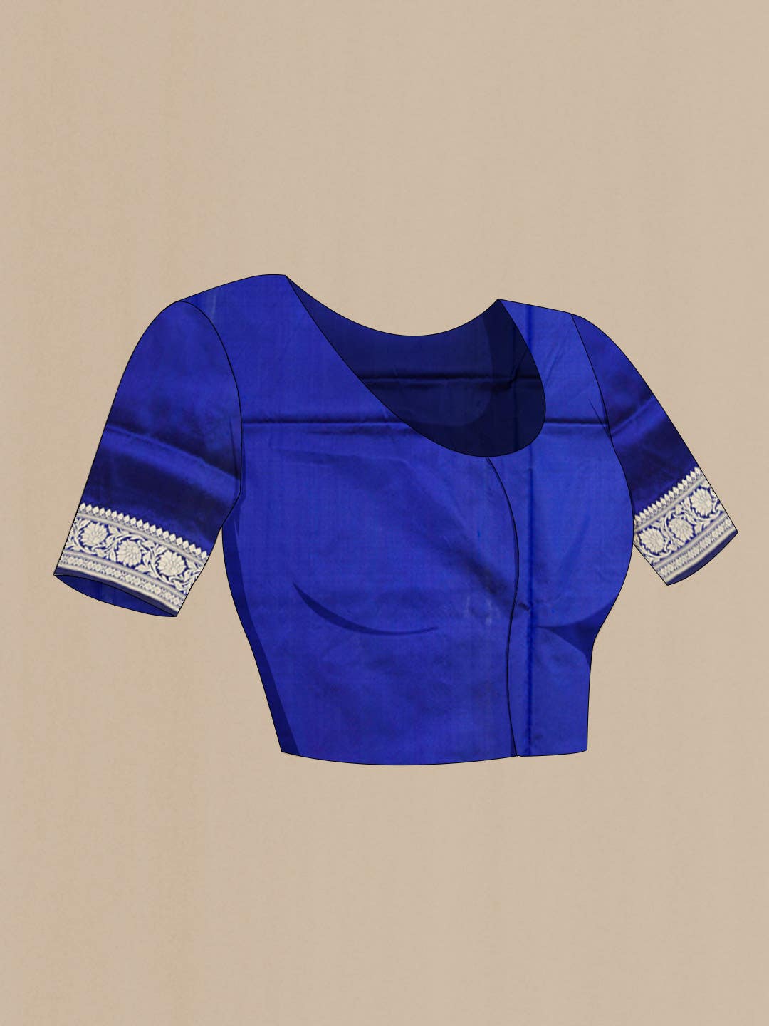 Royal Blue Banarasi Katan Silk Saree