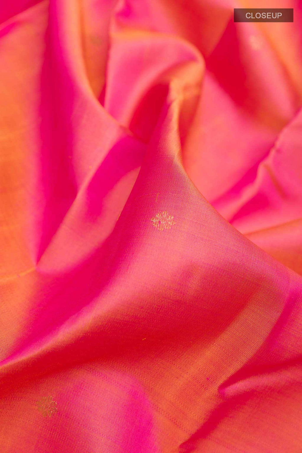 Pink Dual Tone Kanchipuram Silk Saree