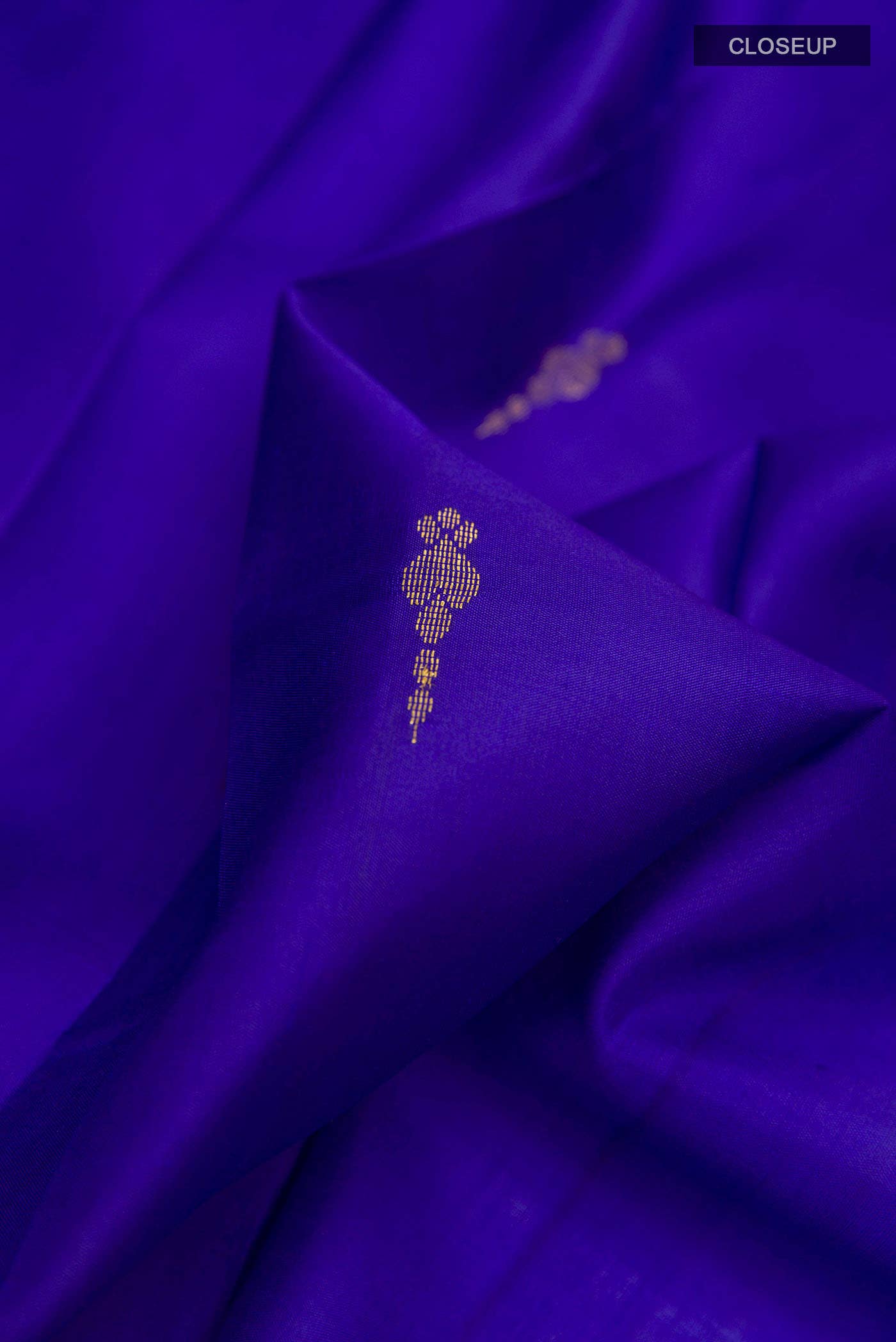 Navy Blue Kanchipuram Silk Saree