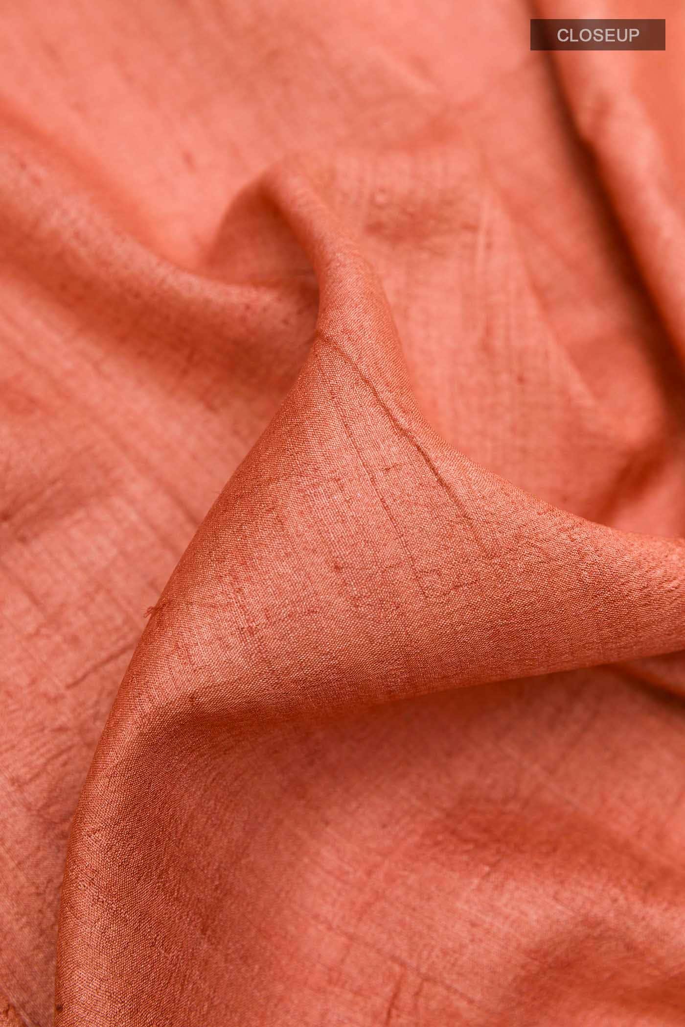 Imperial Red Tussar Saree