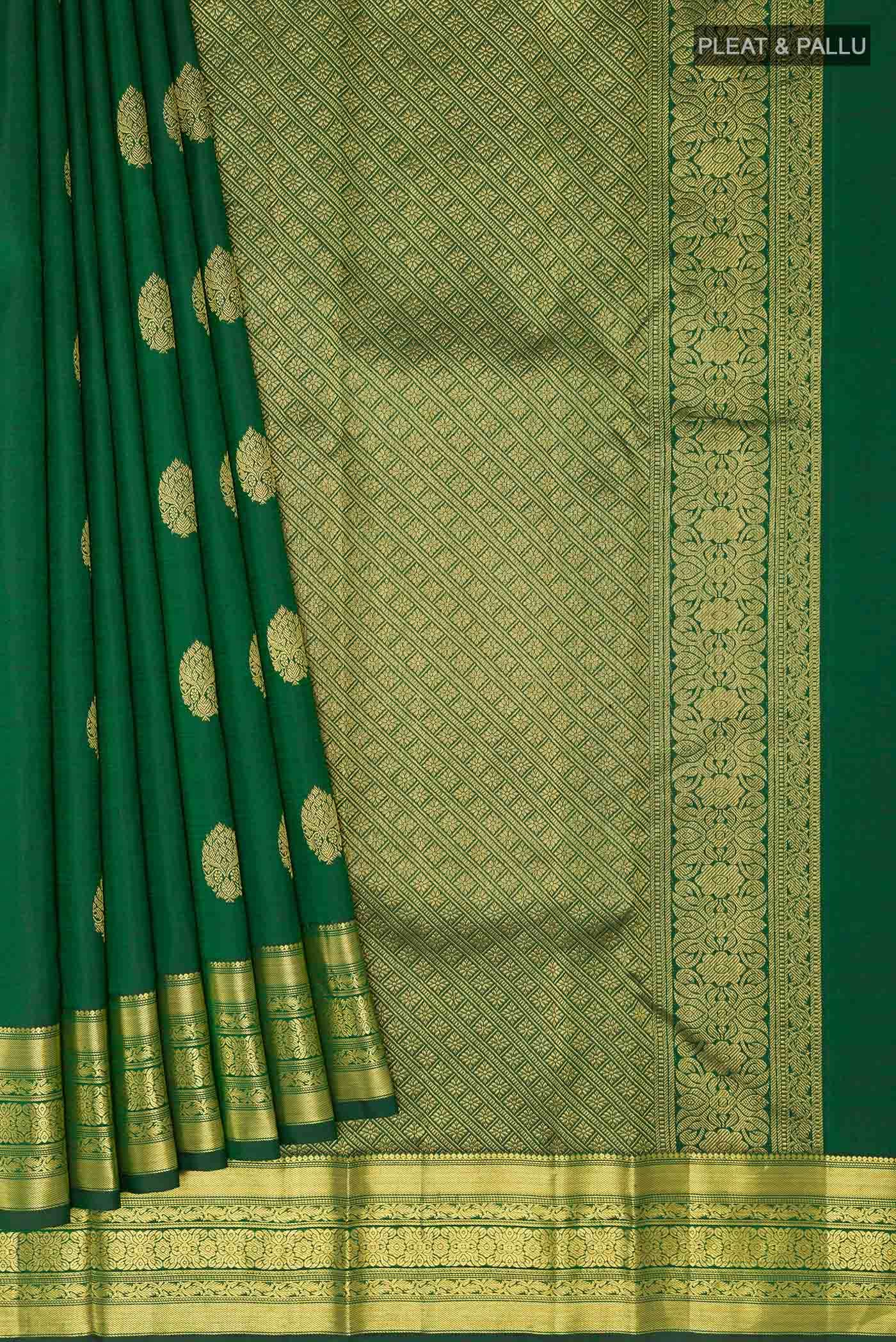 Green Kanchipuram Silk Saree