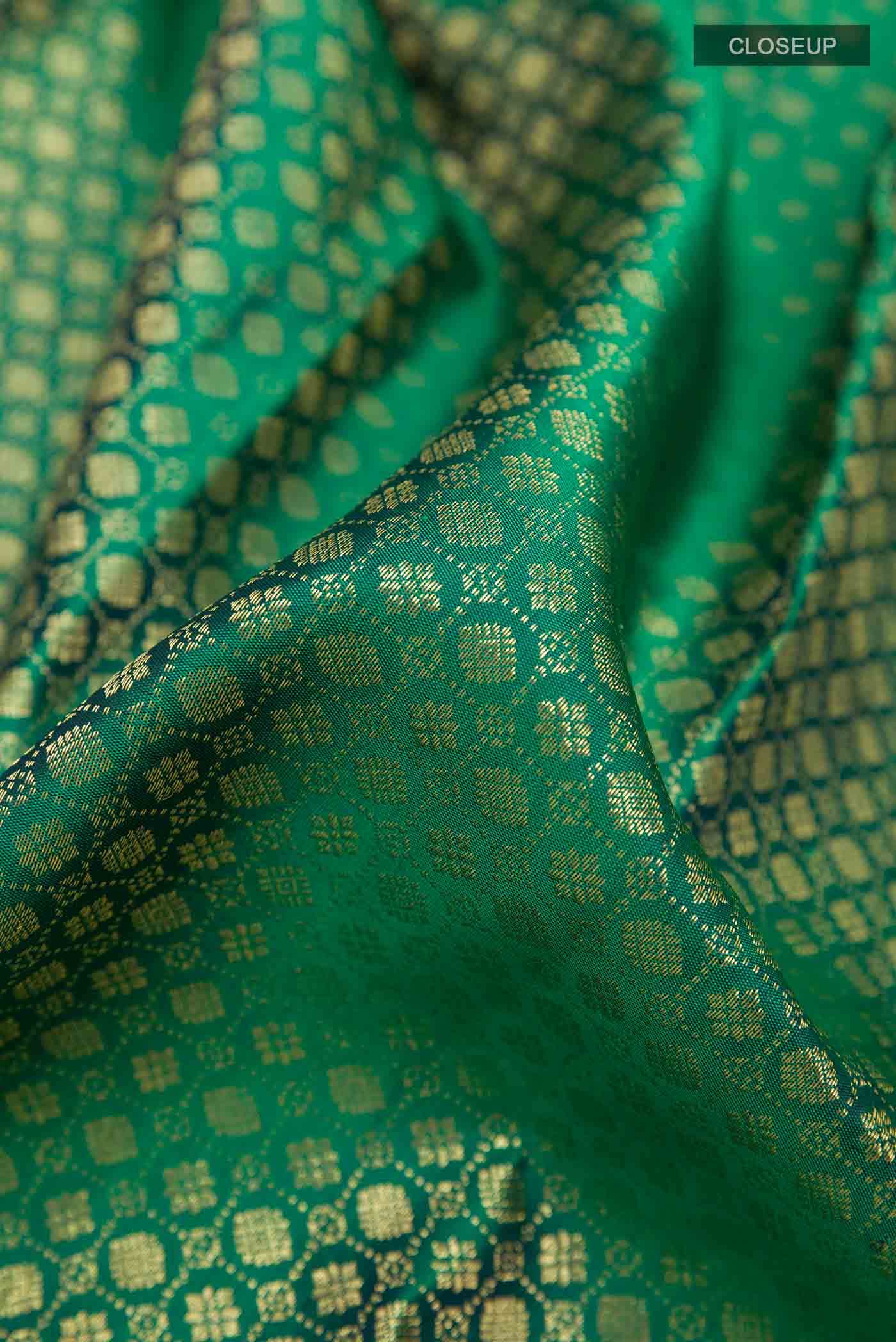 Green Kanchipuram Silk Saree