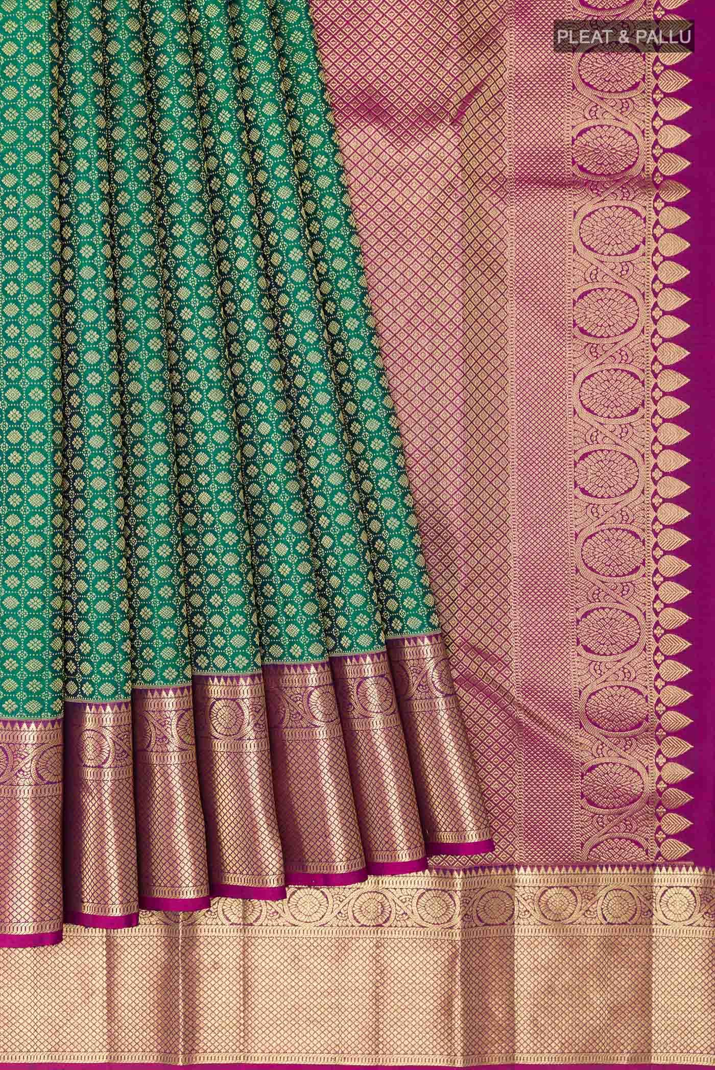 Green Kanchipuram Silk Saree
