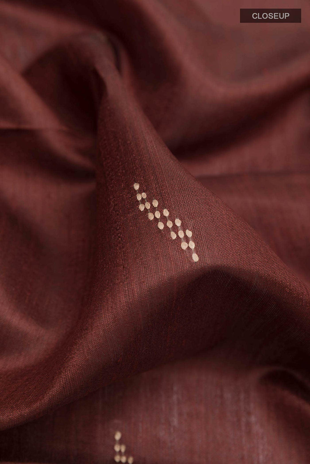Brown Tussar Saree