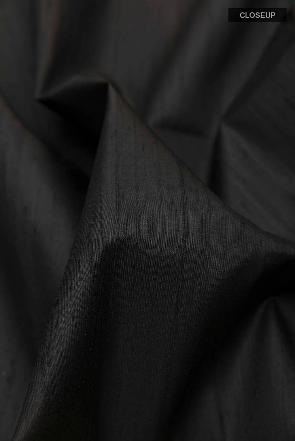 Black Raw Silk Saree