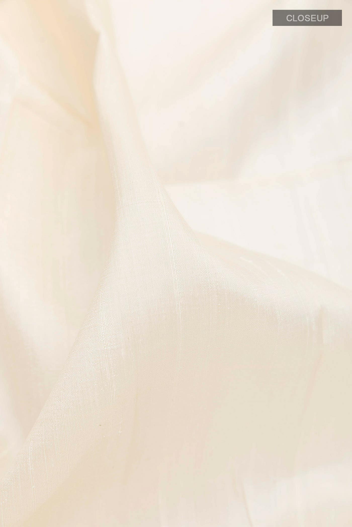 Off White Raw Silk Saree