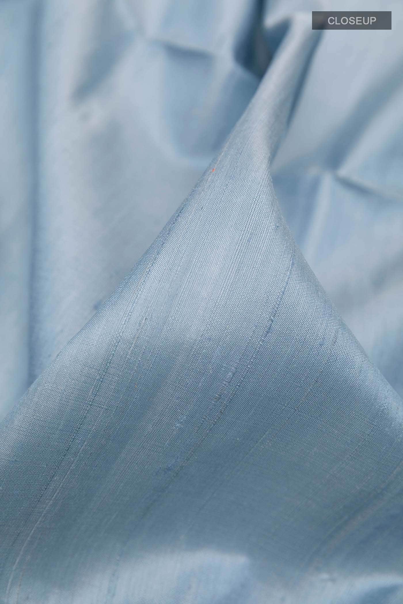 Blue Tussar Saree