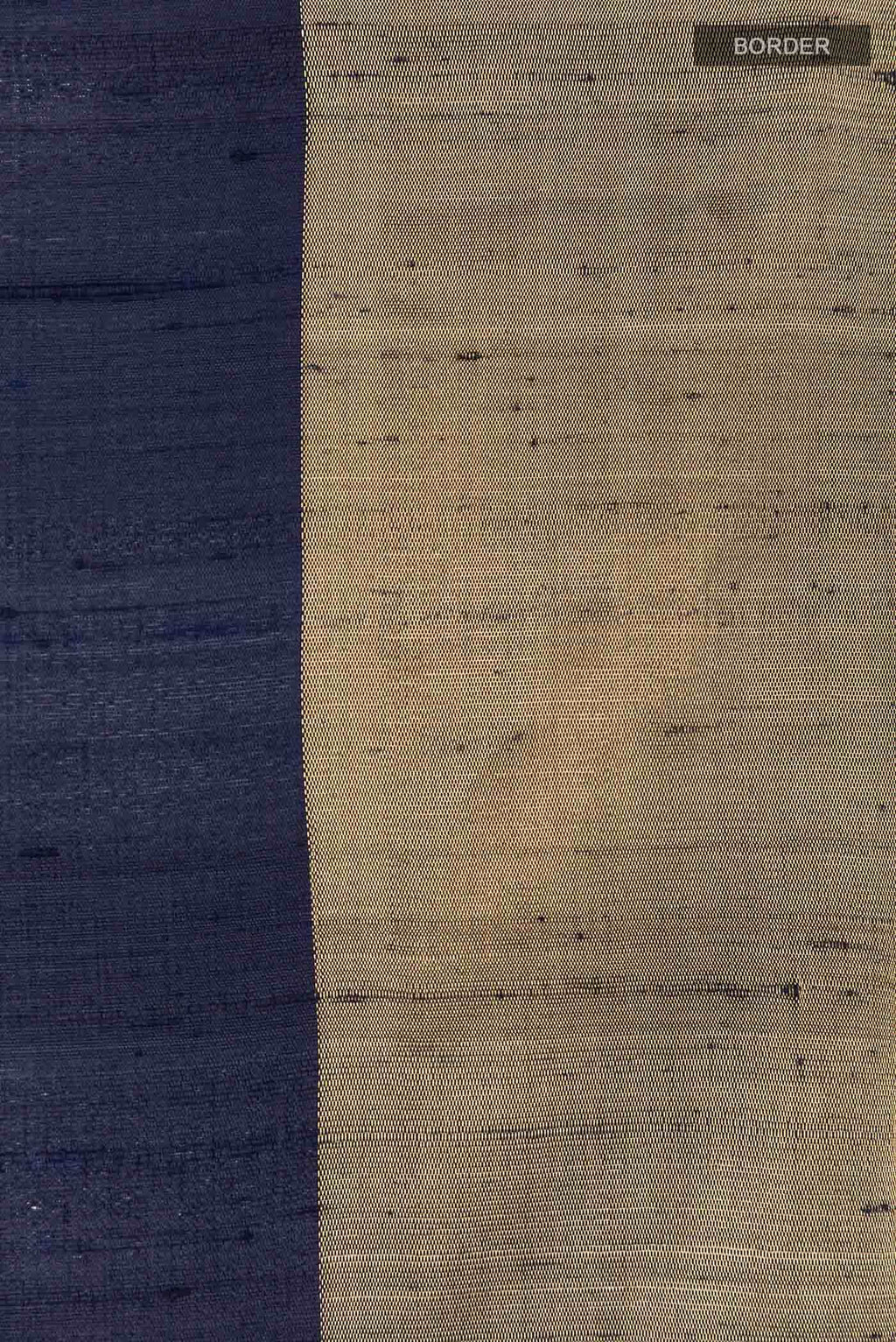 Navy Blue Tussar Saree