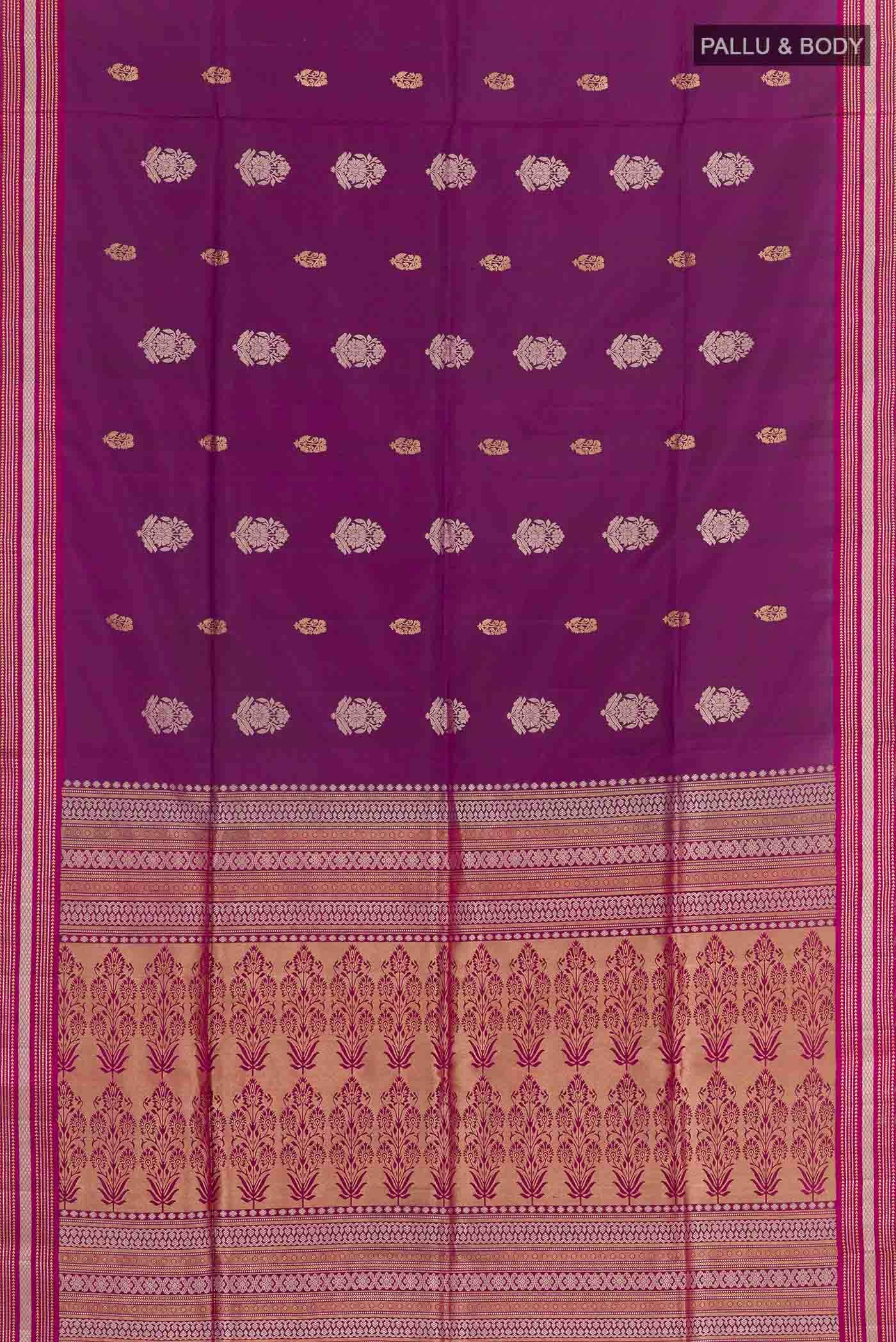 Purple Soft Silk Saree