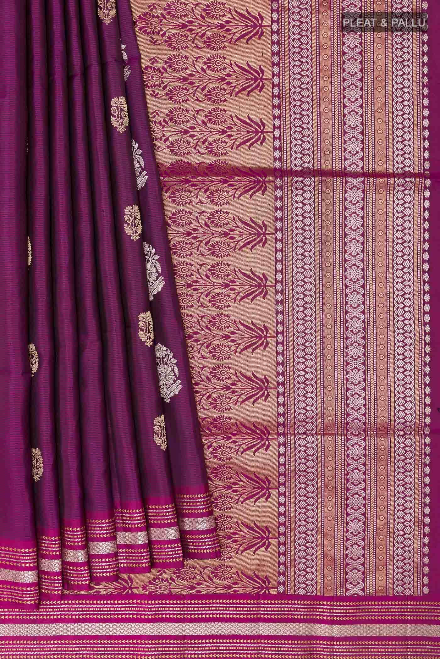 Purple Soft Silk Saree