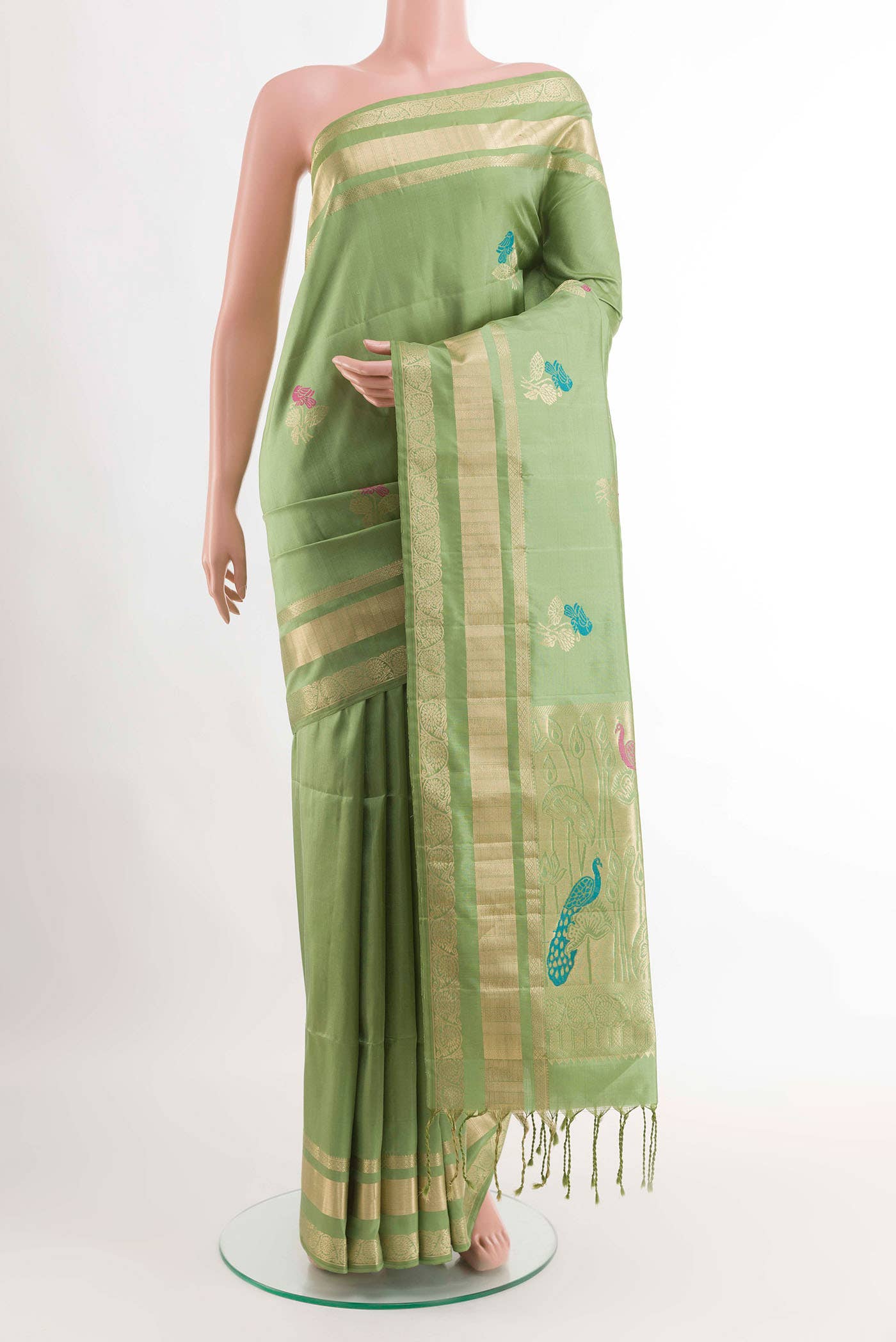 Green Soft Silk Saree