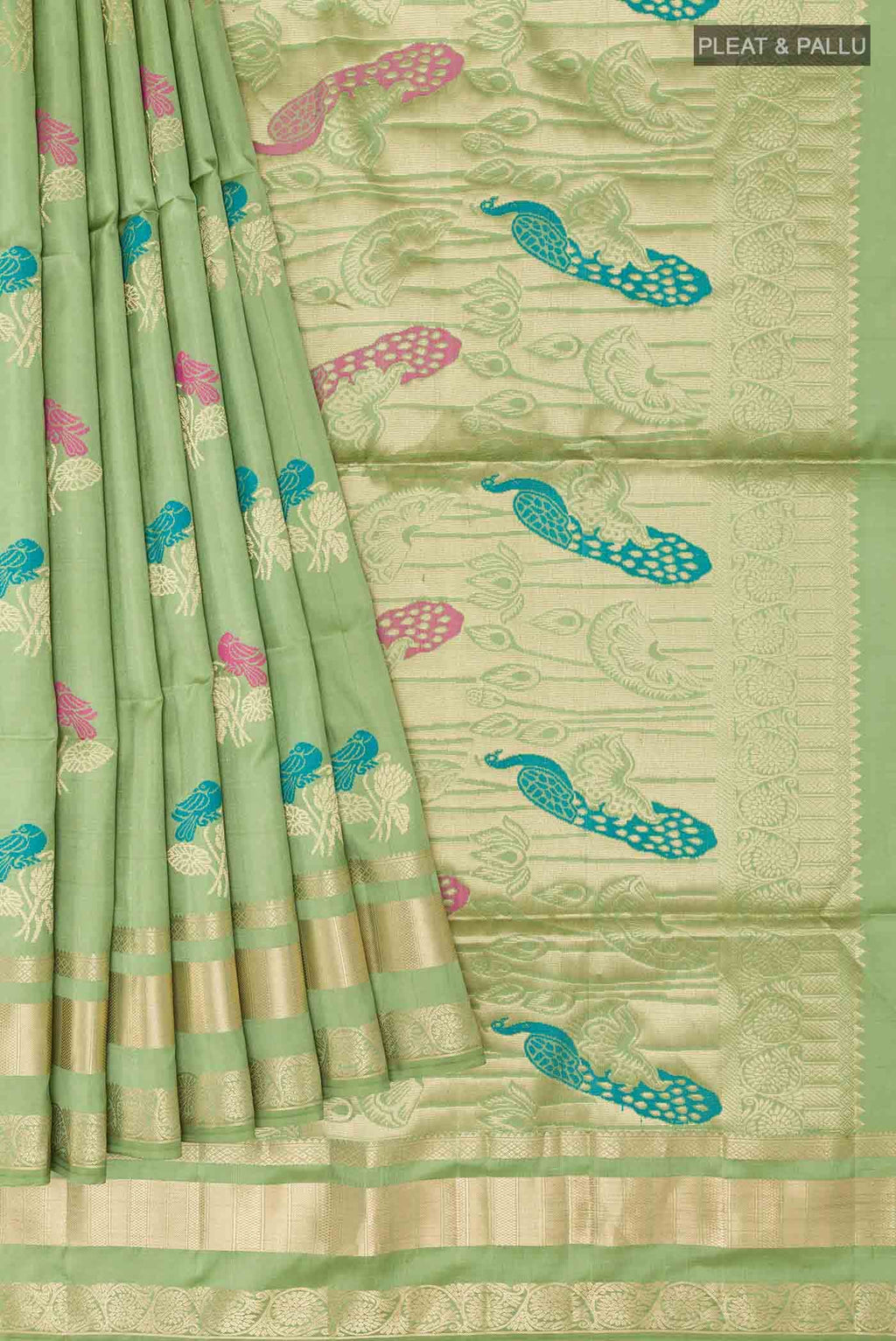 Green Soft Silk Saree