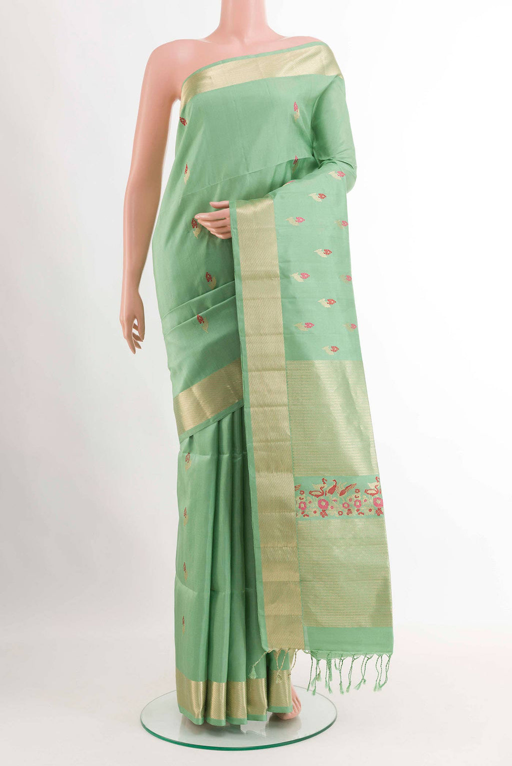 Green Soft Silk Saree