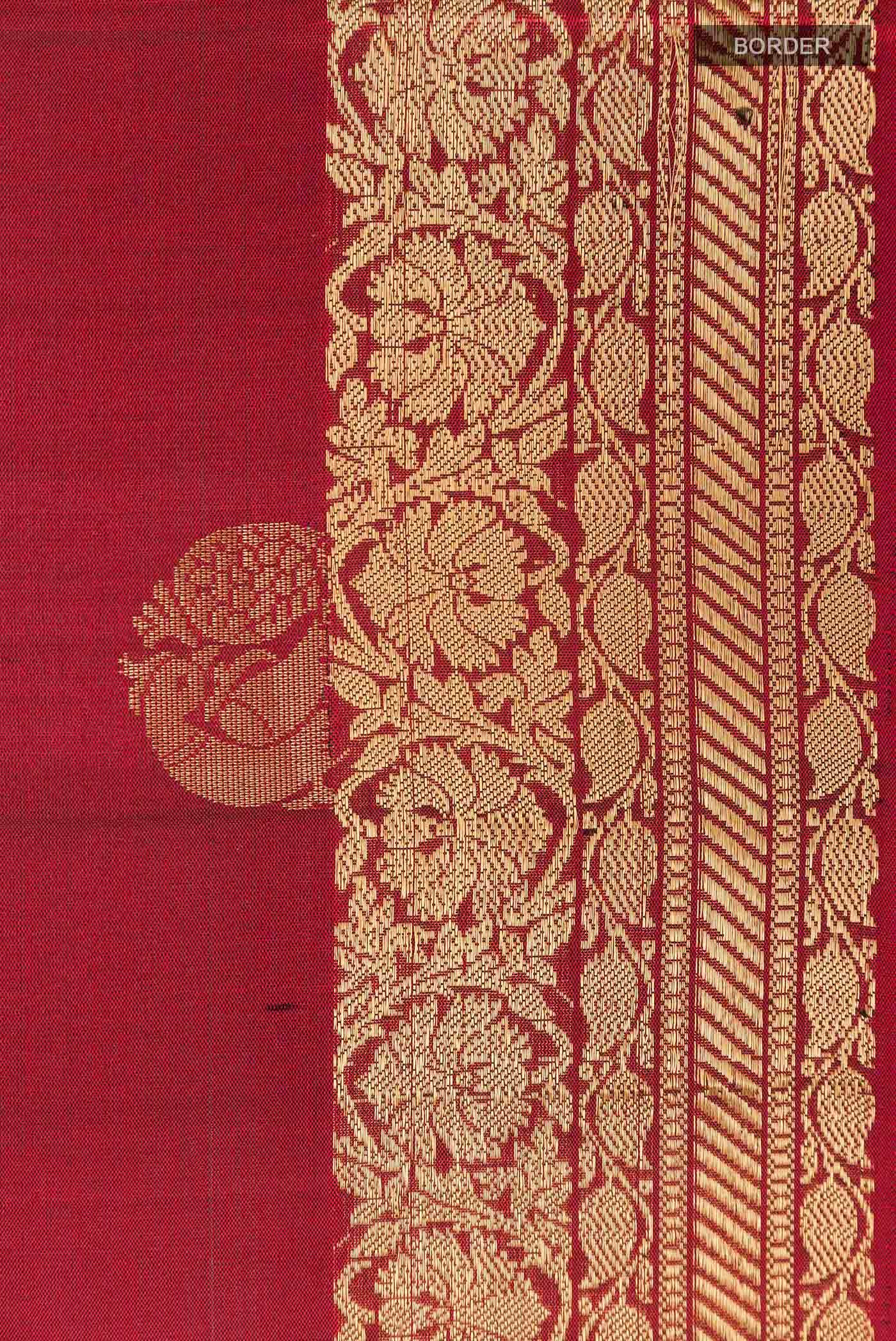 Maroon Soft Silk Saree